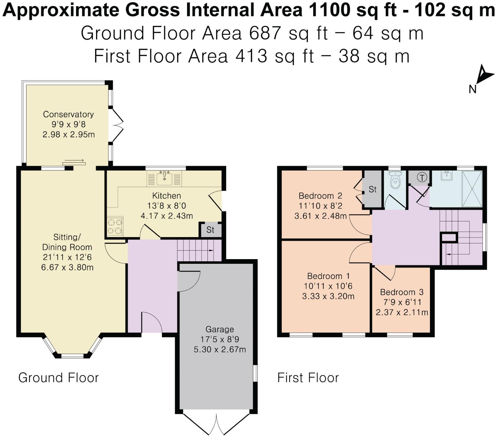 Lower Icknield Way, Chinnor, Oxfordshire, OX39 floorplan