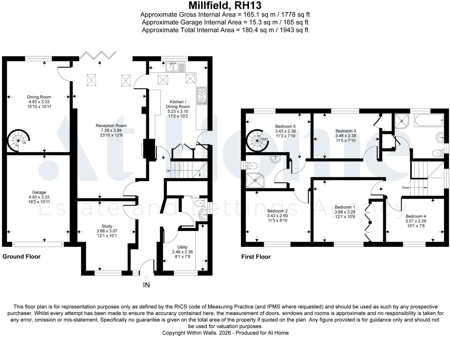 Millfield, Horsham floorplan