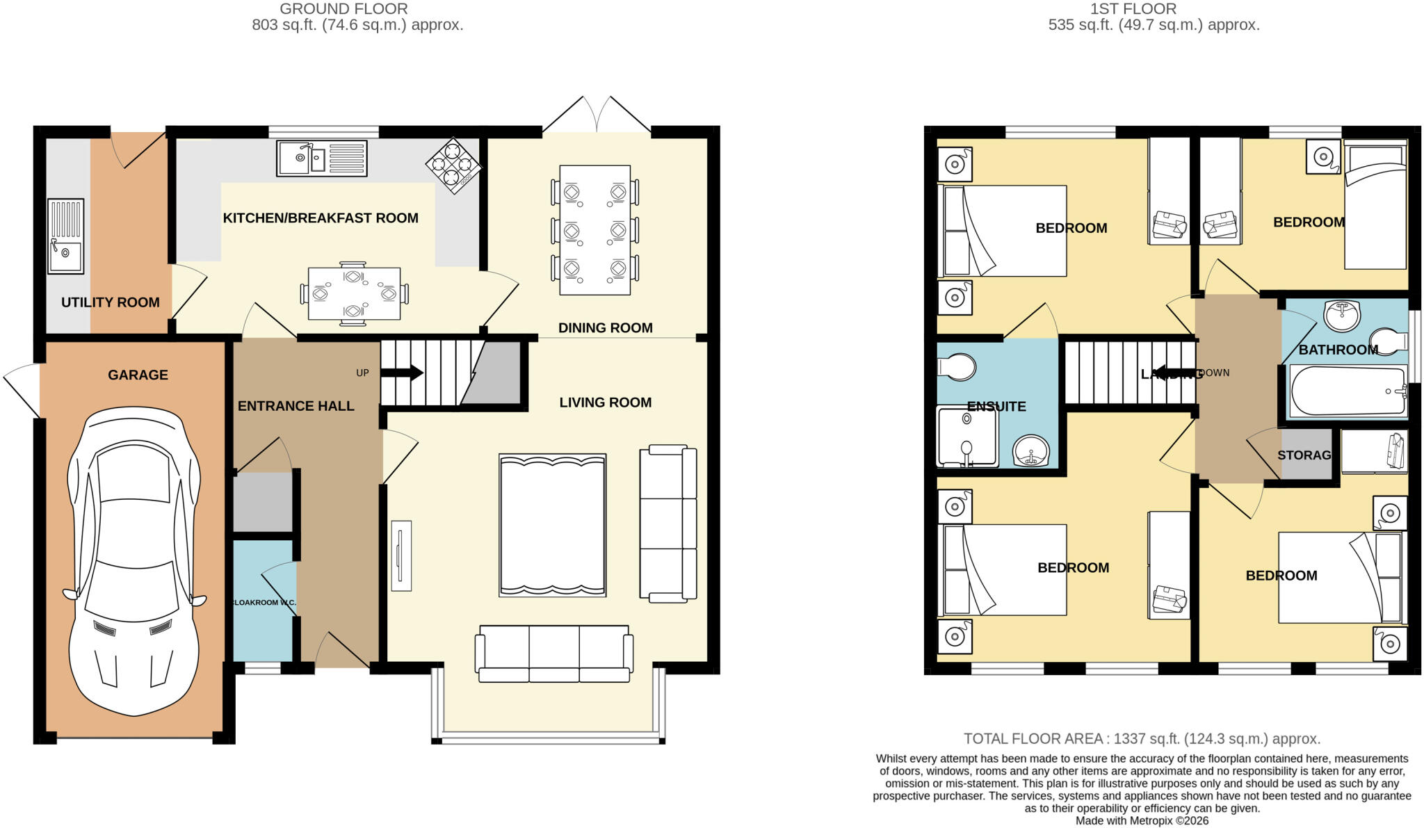 14 Longmans Close, Oakland View, Carlisle floorplan