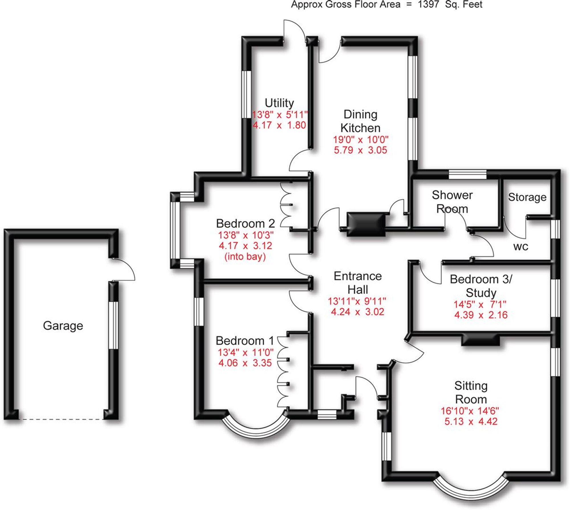 Clarence Road, Hale, WA15 floorplan