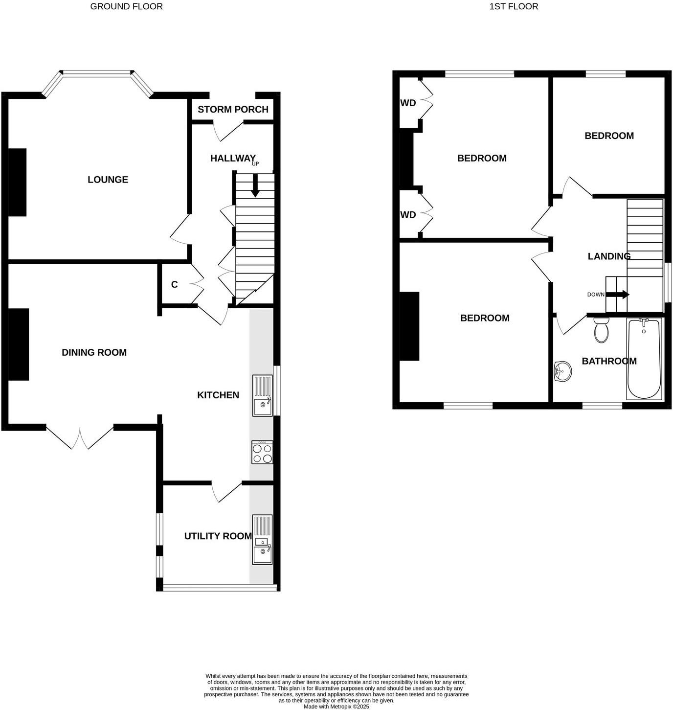 Huntingtower Road, Grantham, Lincolnshire, NG31 7AY floorplan