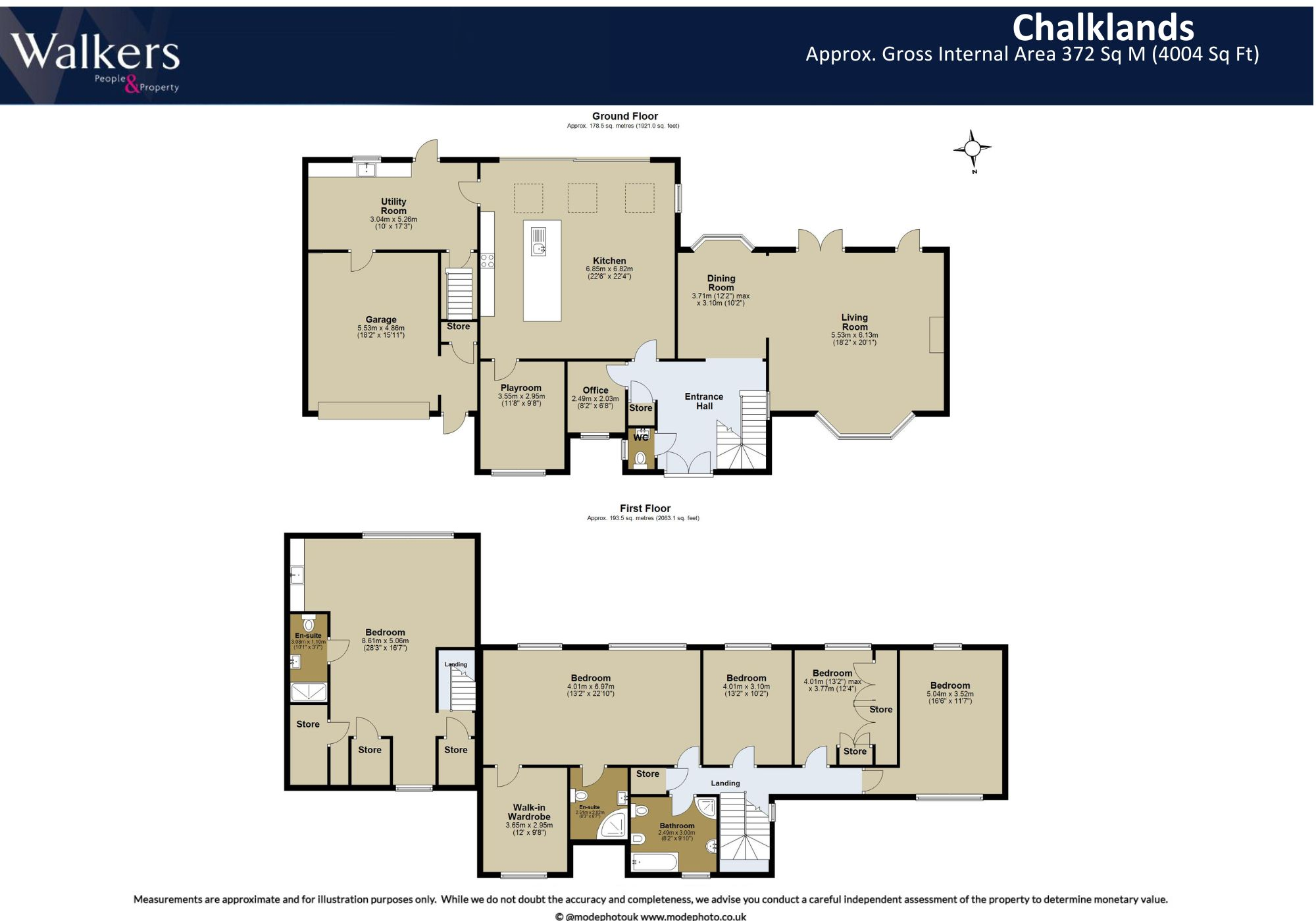 Chalklands, Sandon floorplan