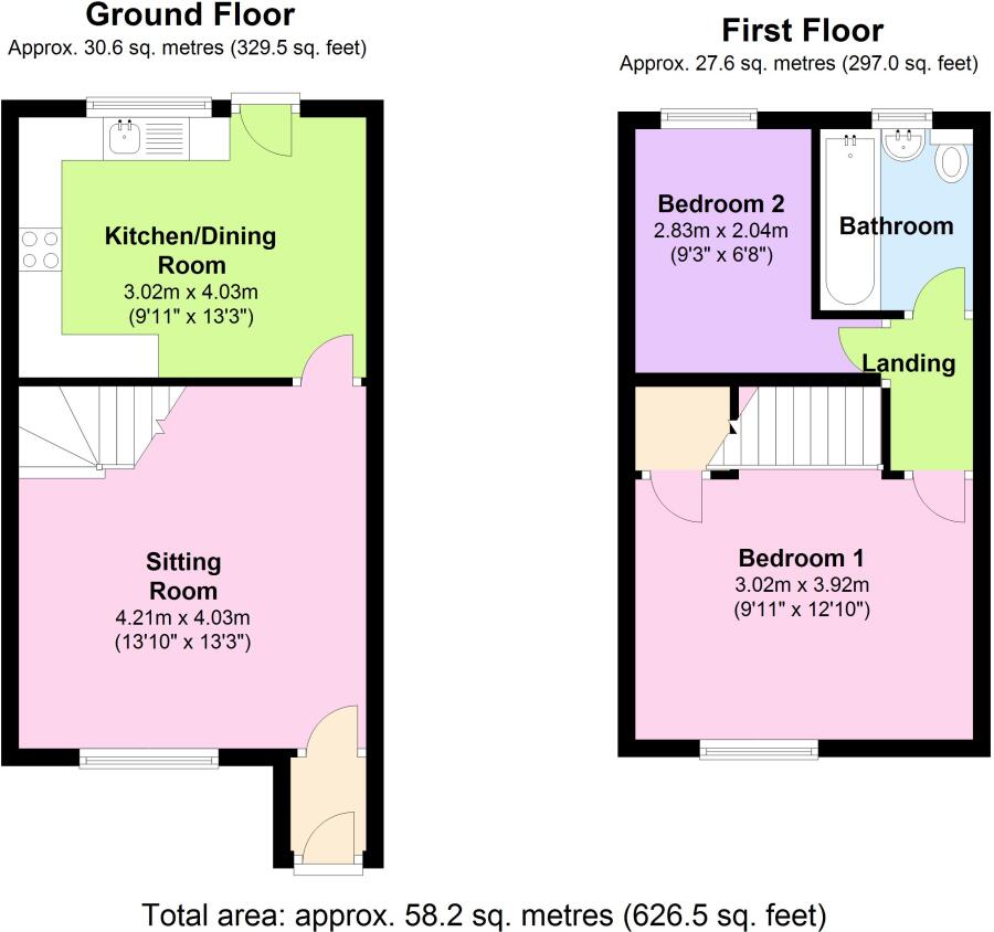 Wheelers Road, Midsomer Norton, Radstock, BA3 floorplan