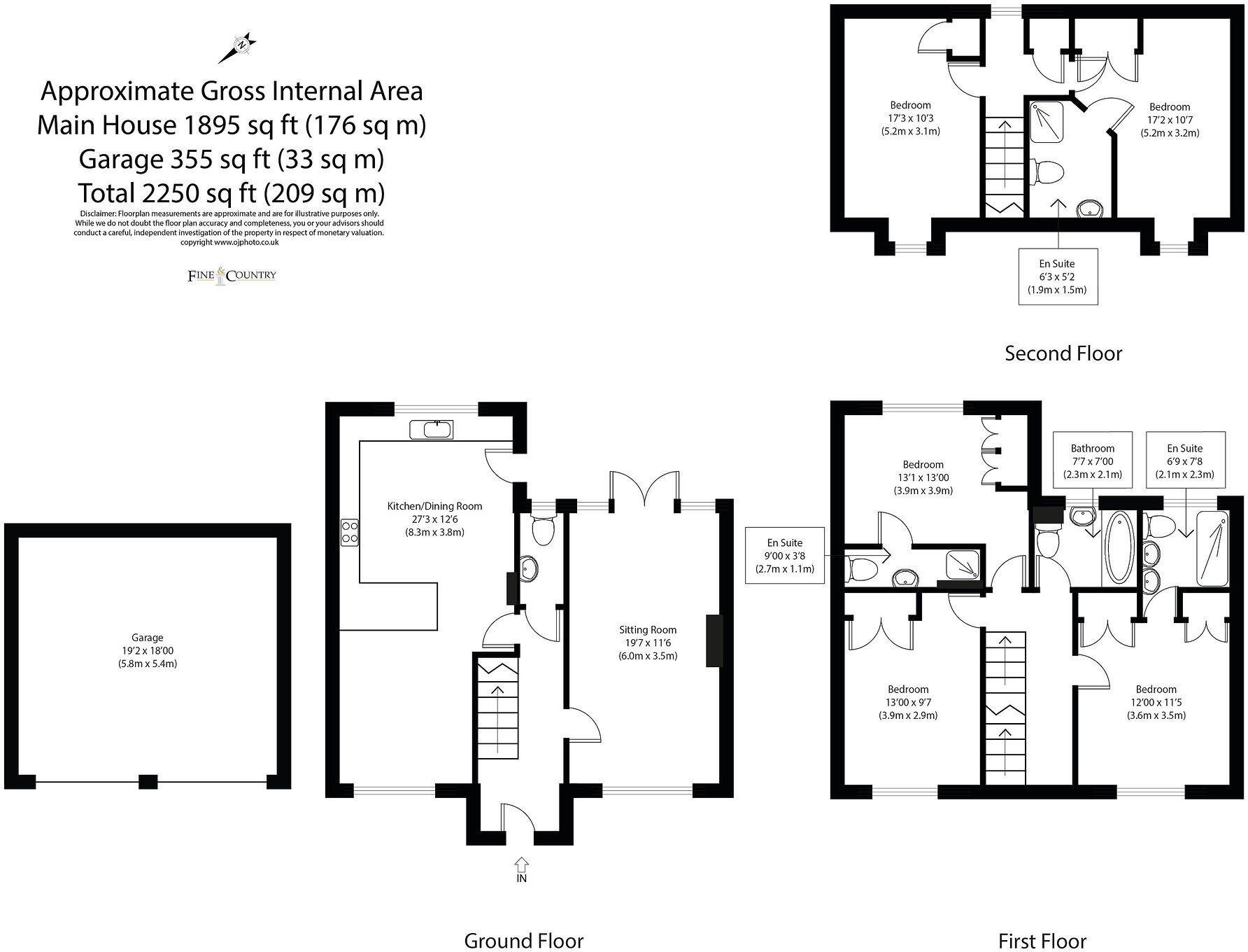 Lie Field Close, Braintree floorplan
