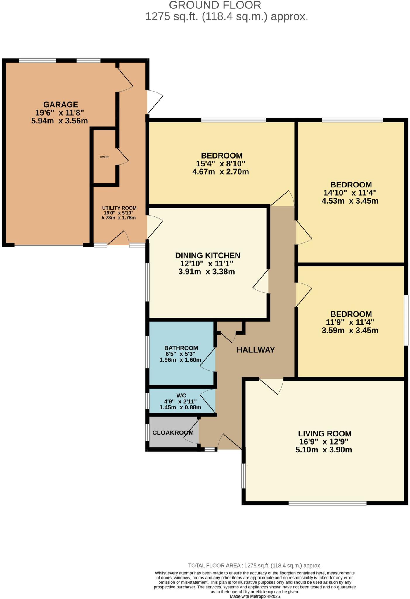 Stanneylands Drive, Wilmslow, SK9 floorplan