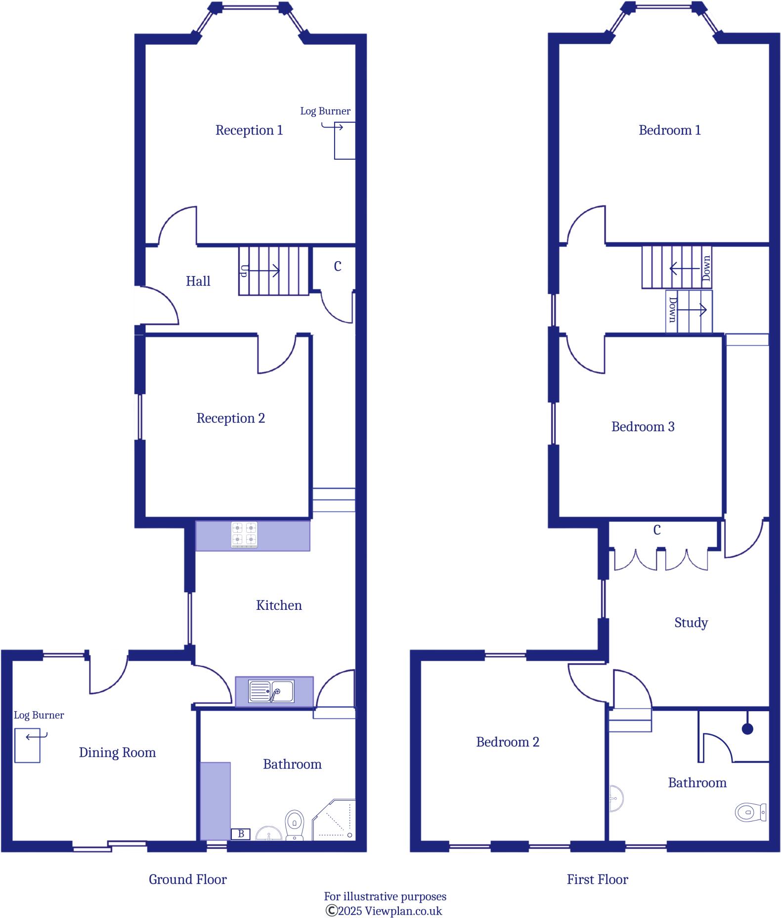 Ivy Street, Penarth floorplan