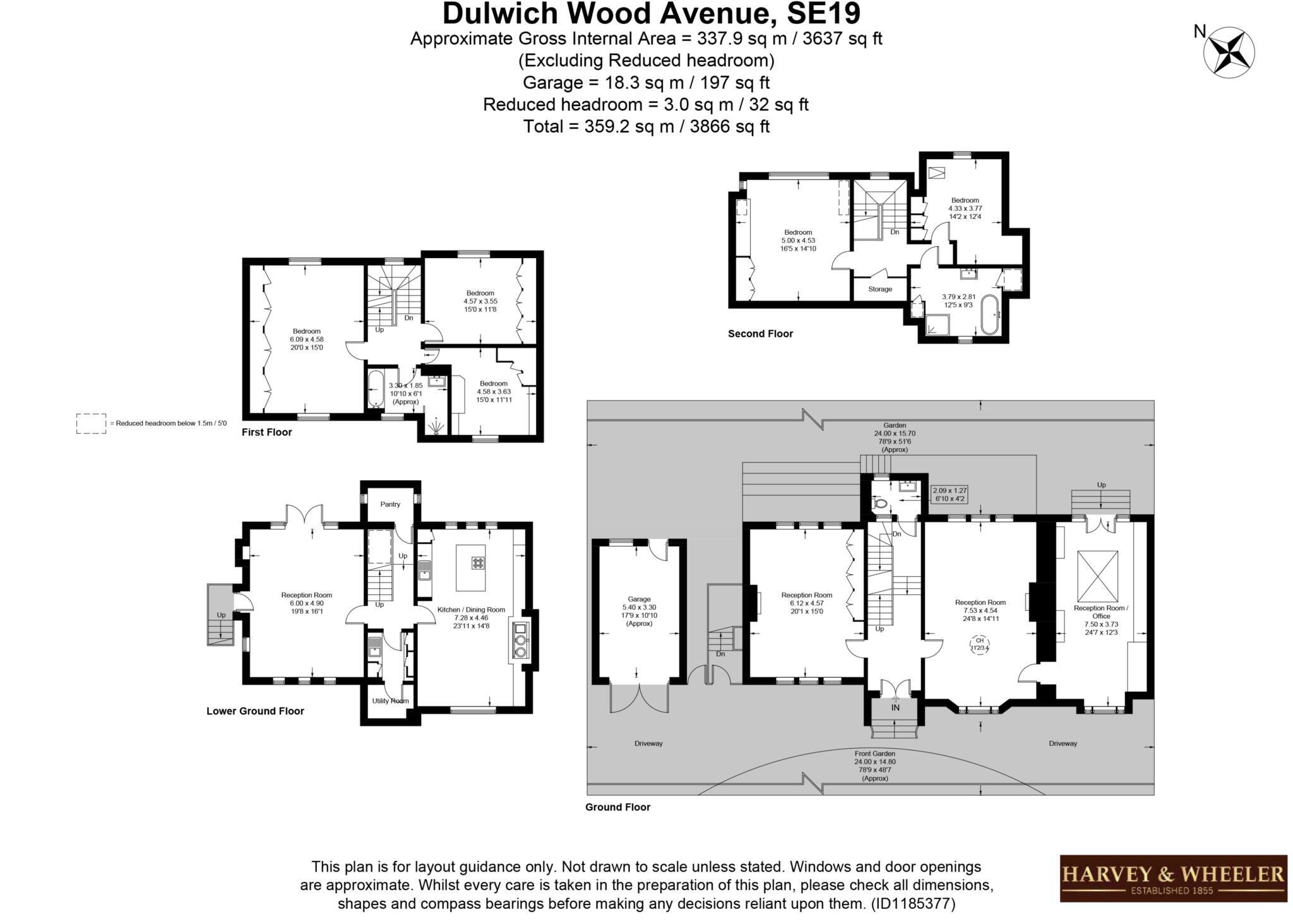 Dulwich Wood Avenue, West Dulwich, SE19 floorplan
