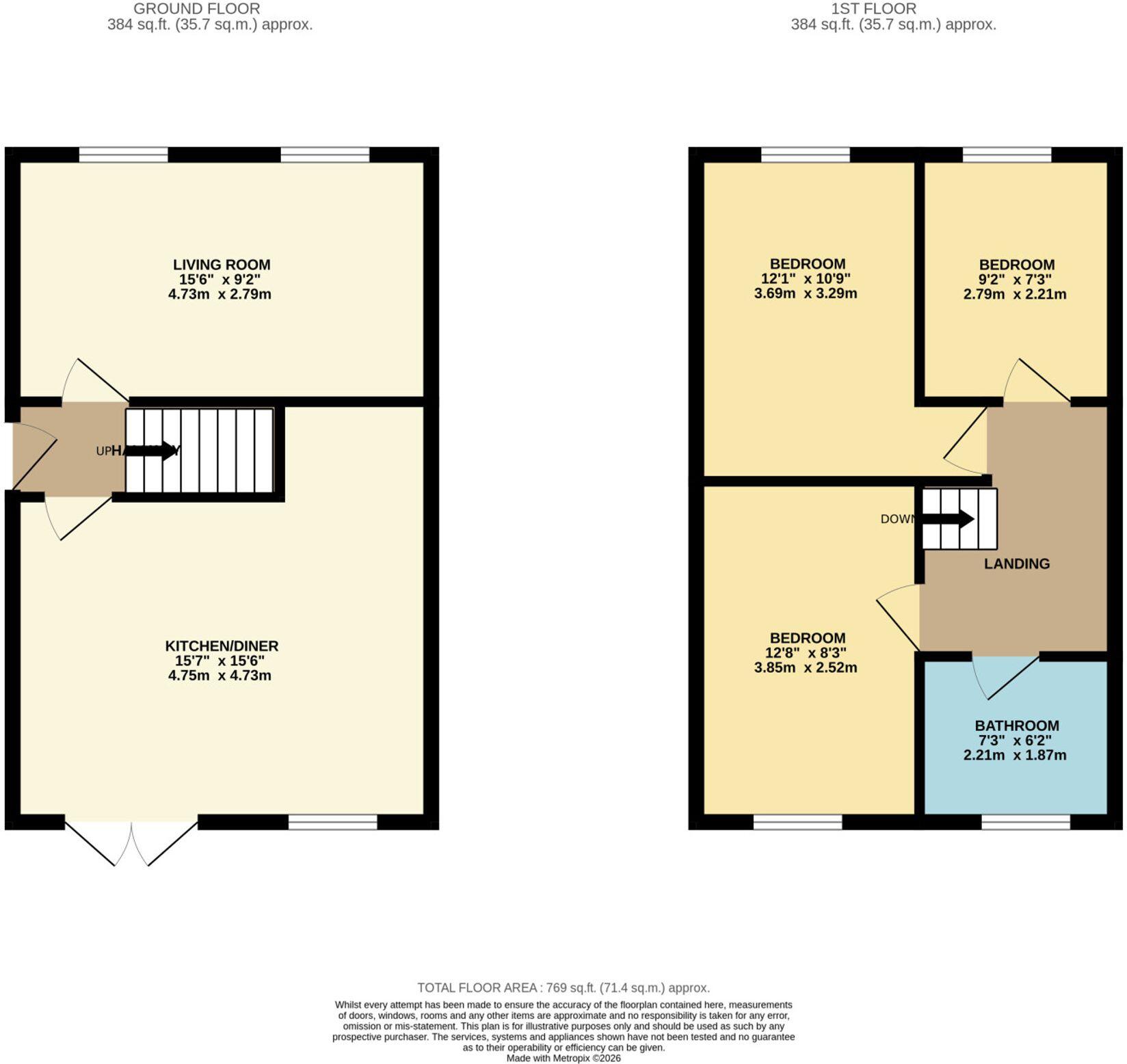 Greywood Avenue, Bury, BL9 floorplan
