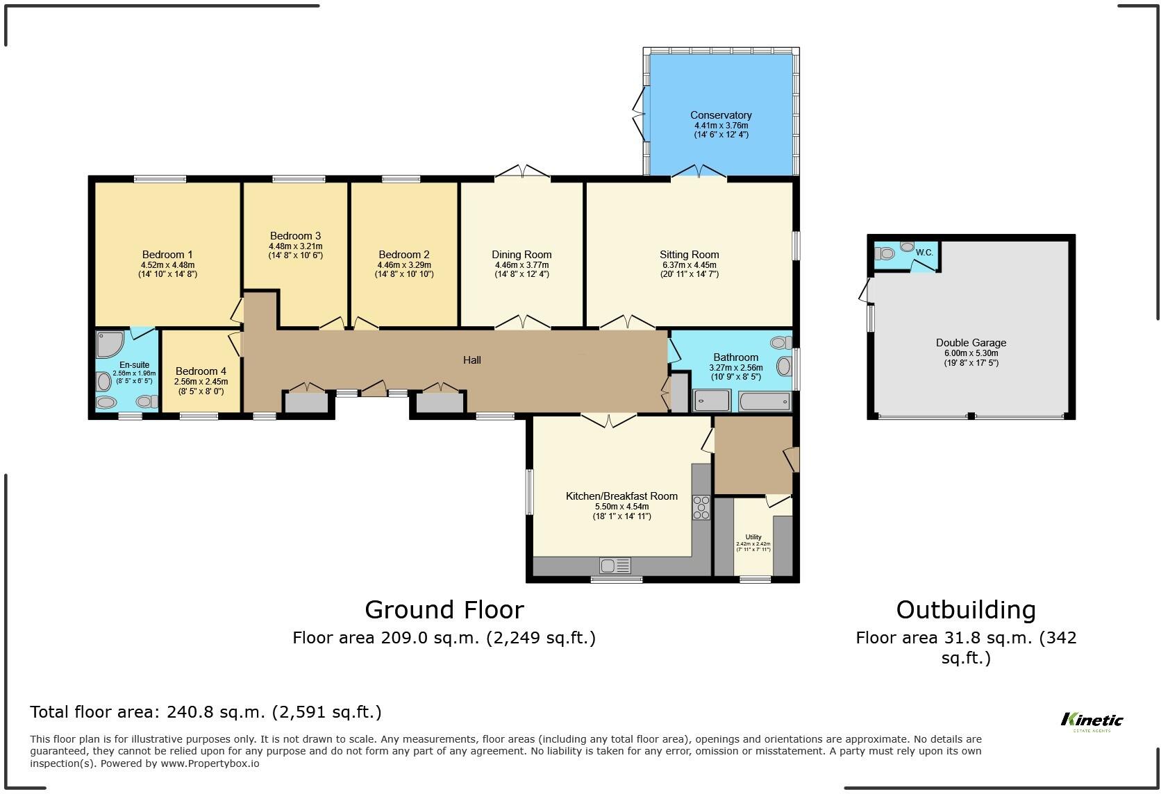 Bardney Road, Washingborough, Lincoln, Lincolnshire, LN4 floorplan