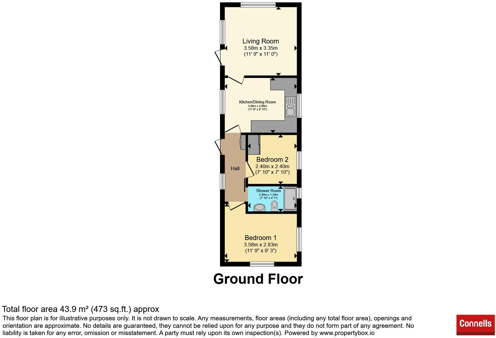 Glen Mobile Home Park, Colden Common, Winchester floorplan