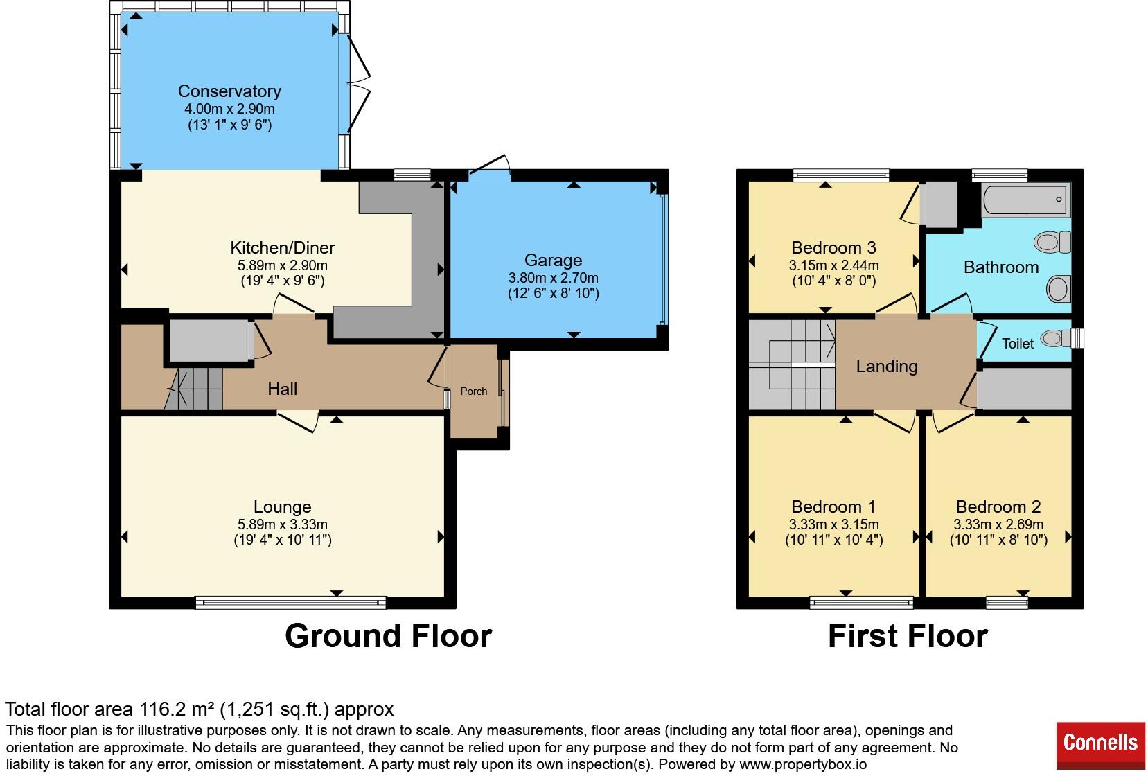 Wentworth Drive, Leighton Buzzard floorplan