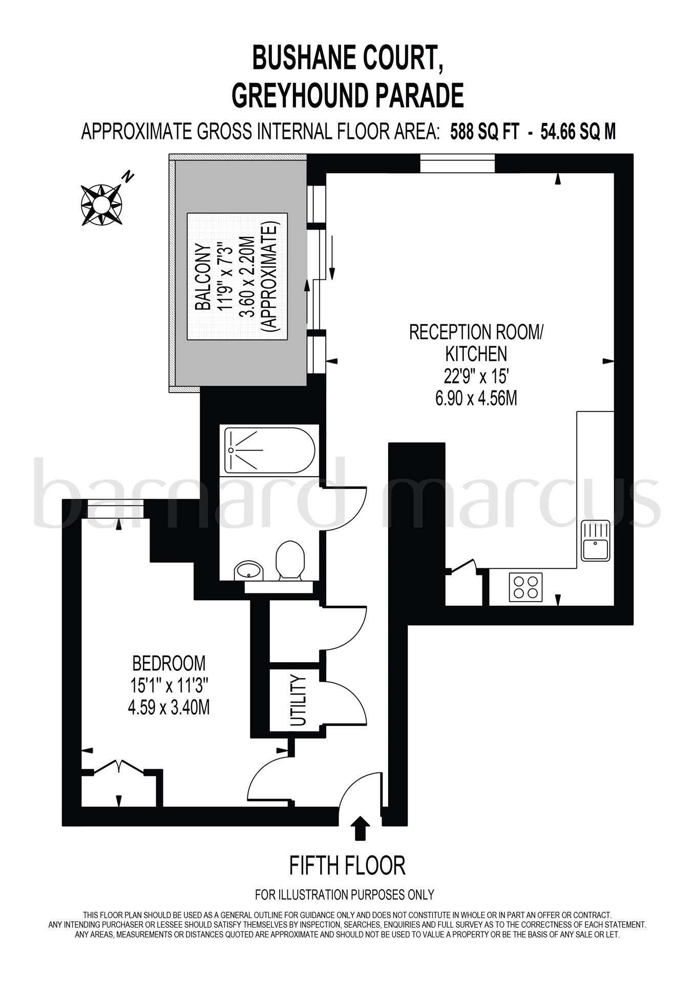 Greyhound Parade, London floorplan