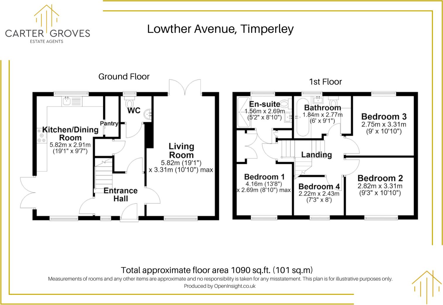Lowther Avenue, Timperley, Altrincham, Greater Manchester, WA15 floorplan