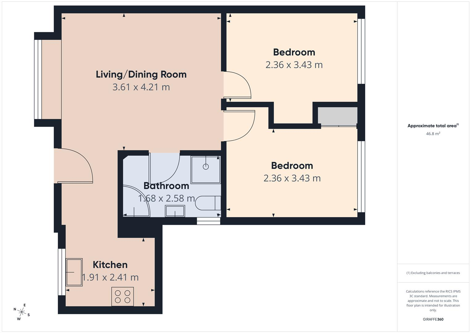 Watermouth Lodge floorplan