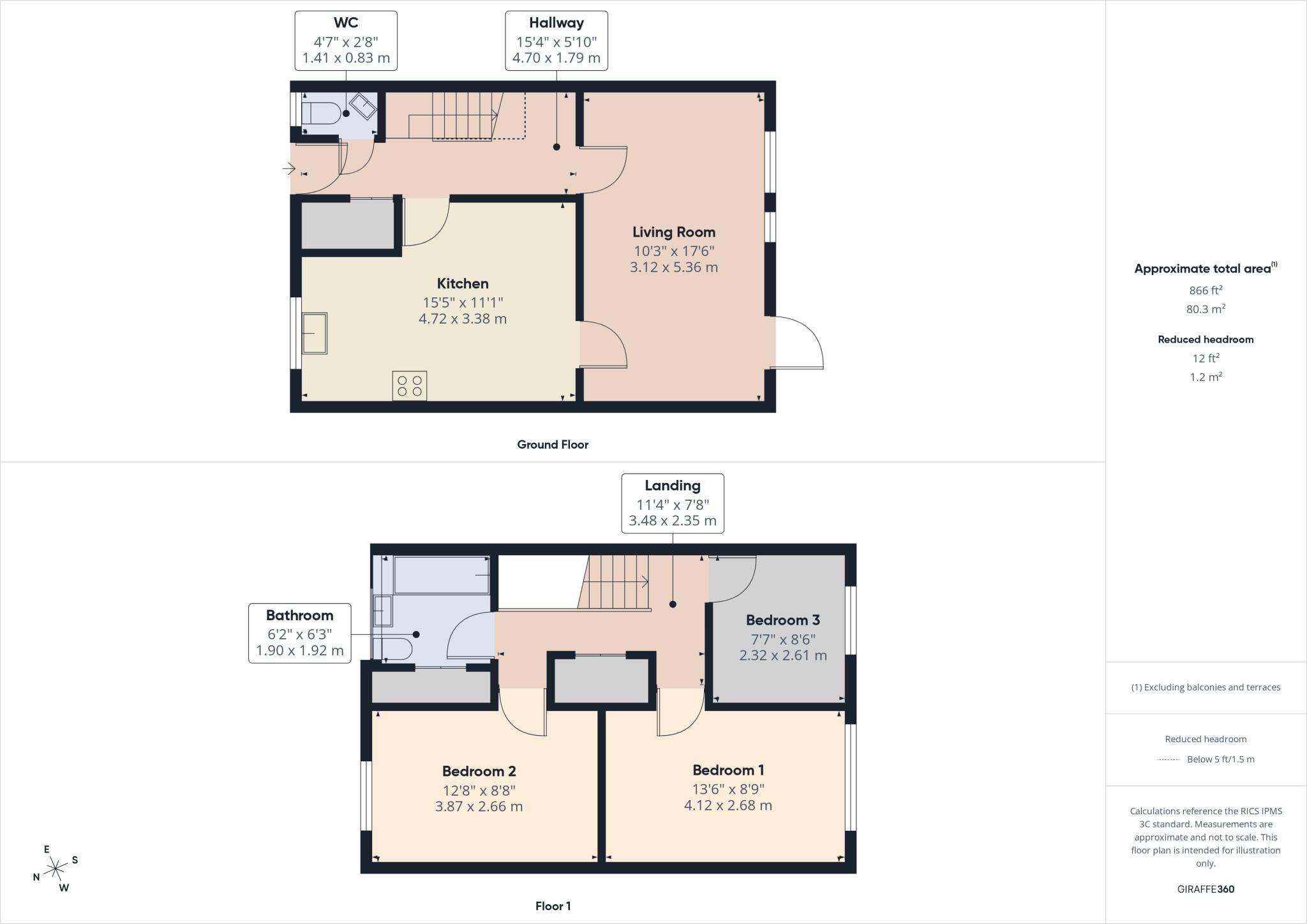 Linkside, Peterborough, PE3 8PB floorplan