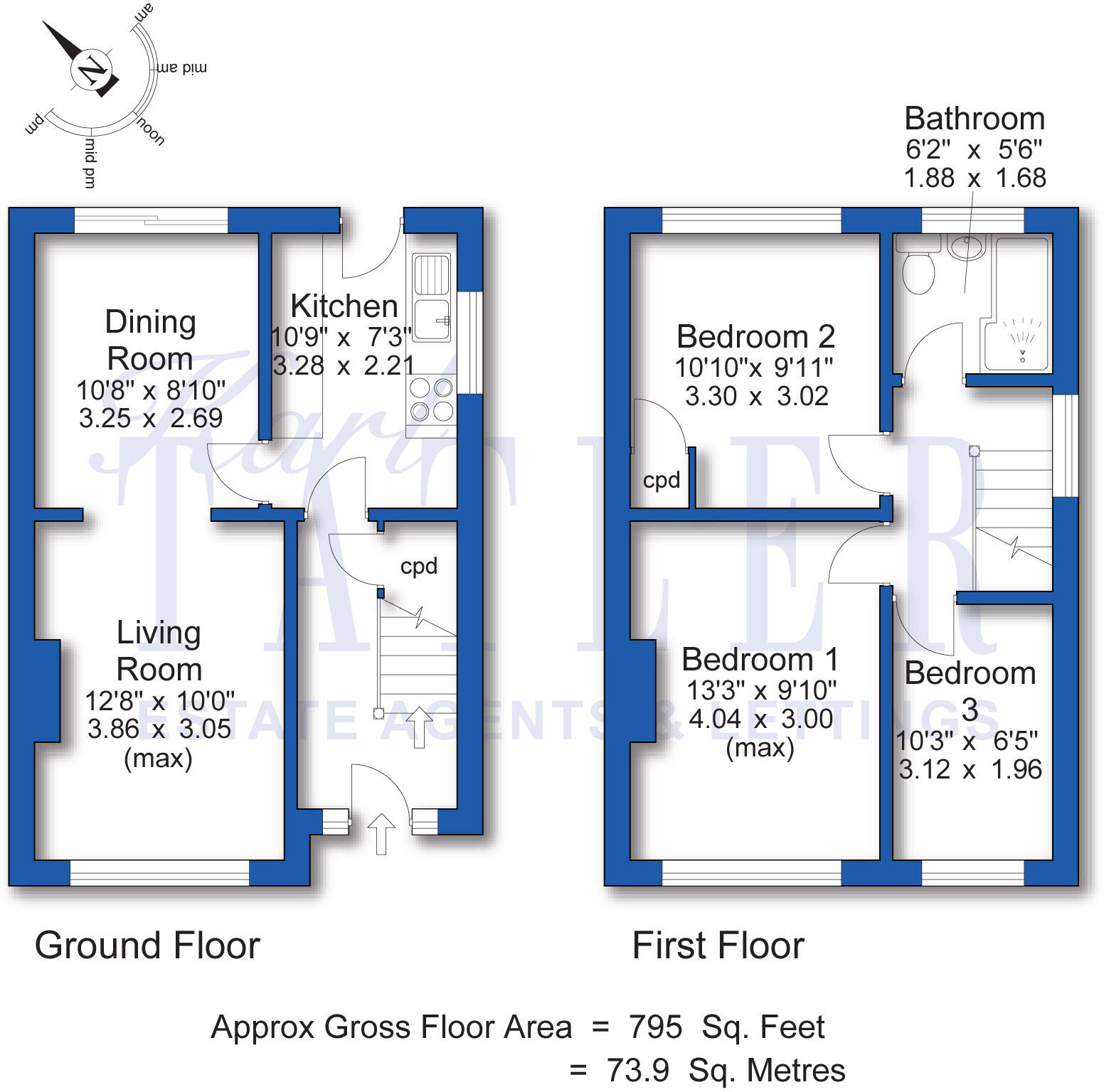 Harfield Gardens, Little Sutton, Ellesmere Port floorplan