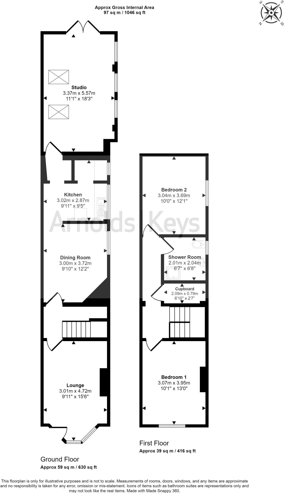 22 Victoria Street, Sheringham, Norfolk NR26 8JZ floorplan