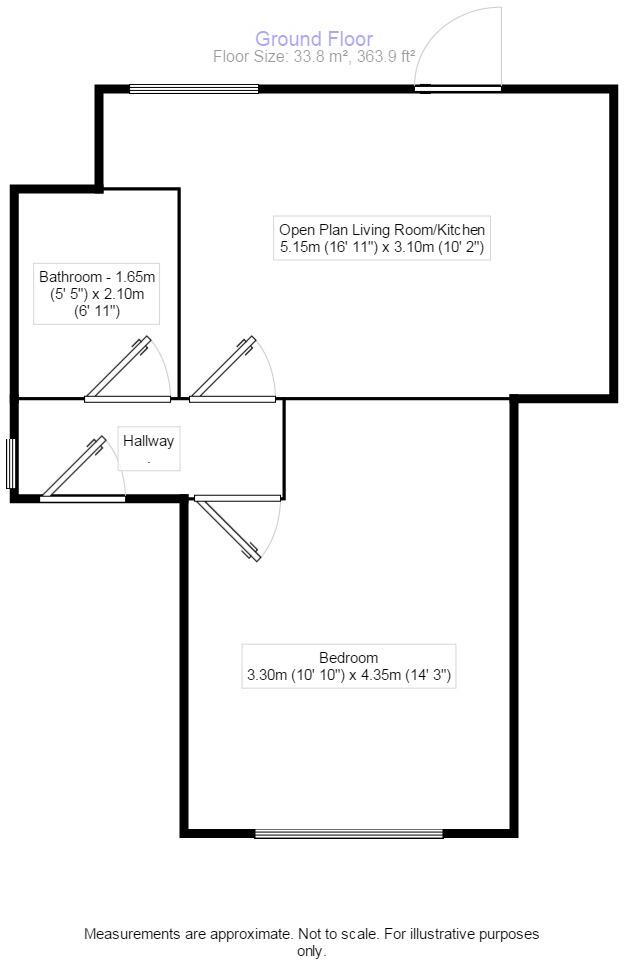 B Pier Road, Northfleet, Gravesend, Kent, DA11 floorplan