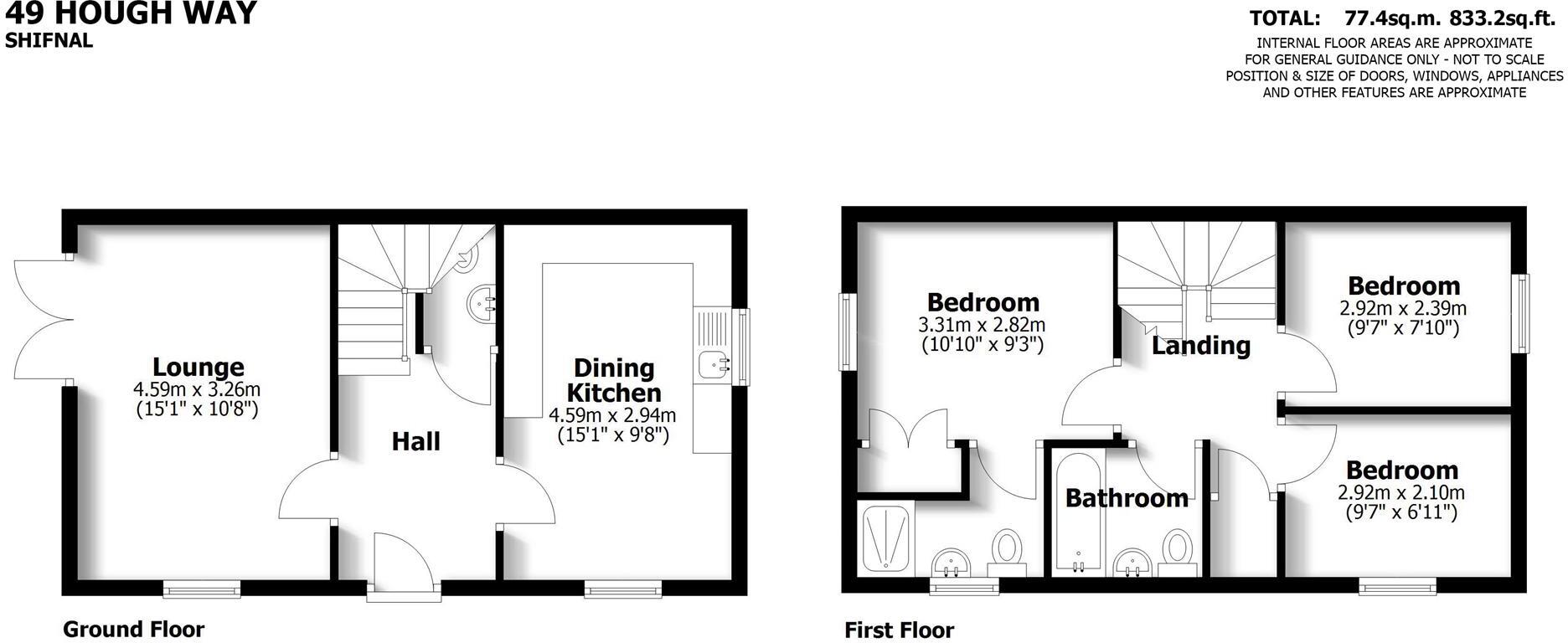 49 Hough Way, Shifnal floorplan