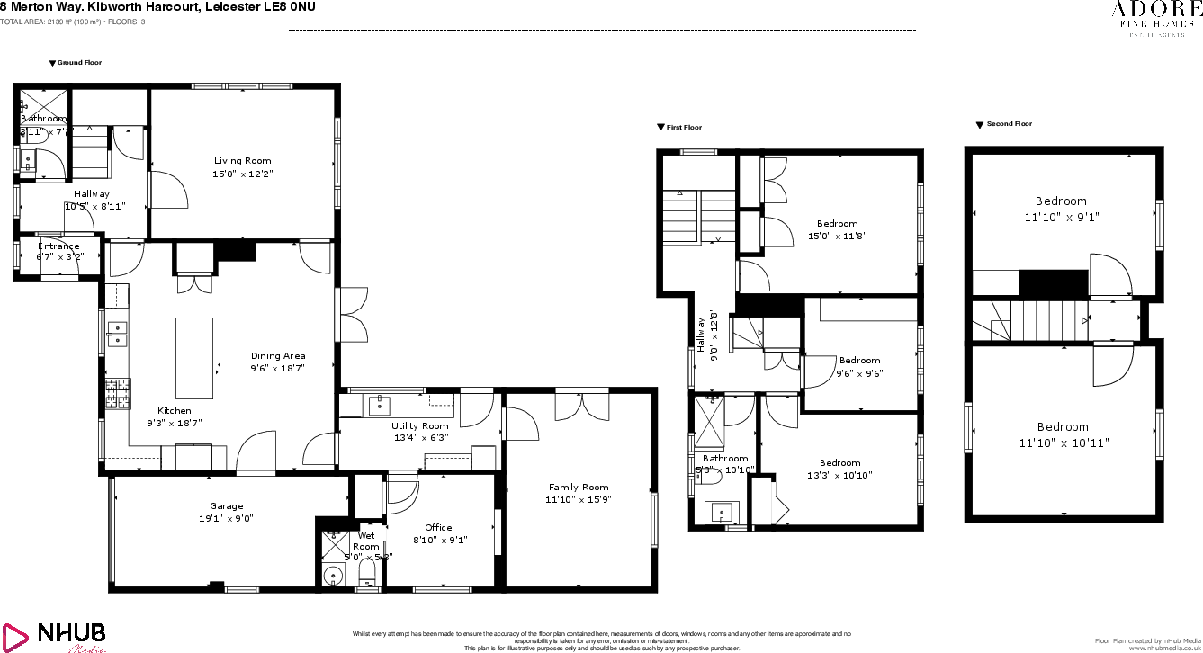 Merton Way, Kibworth, LE8 0NU floorplan