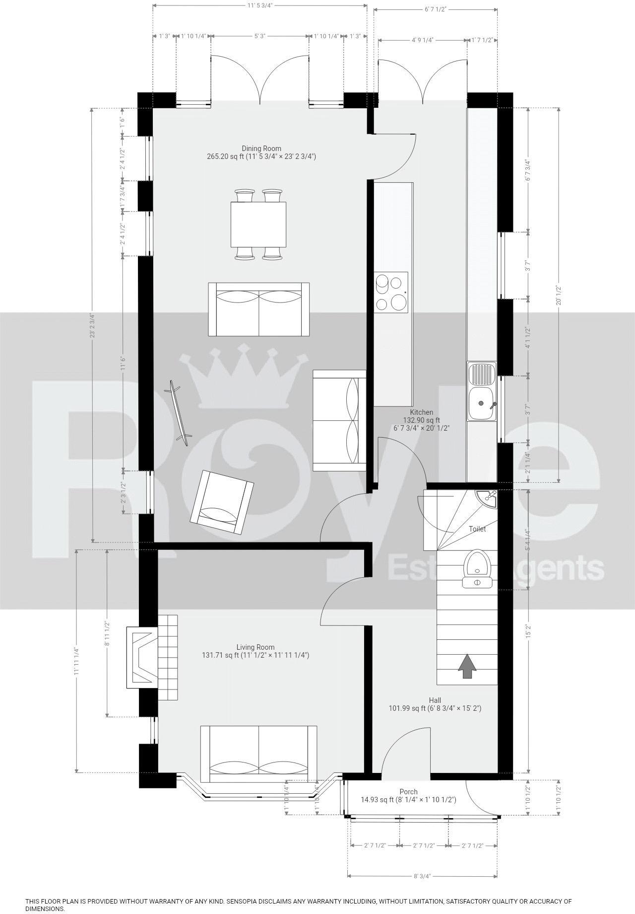No. 14, The Avenue, Poulton-le-Fylde, Lancs FY6 7NA floorplan