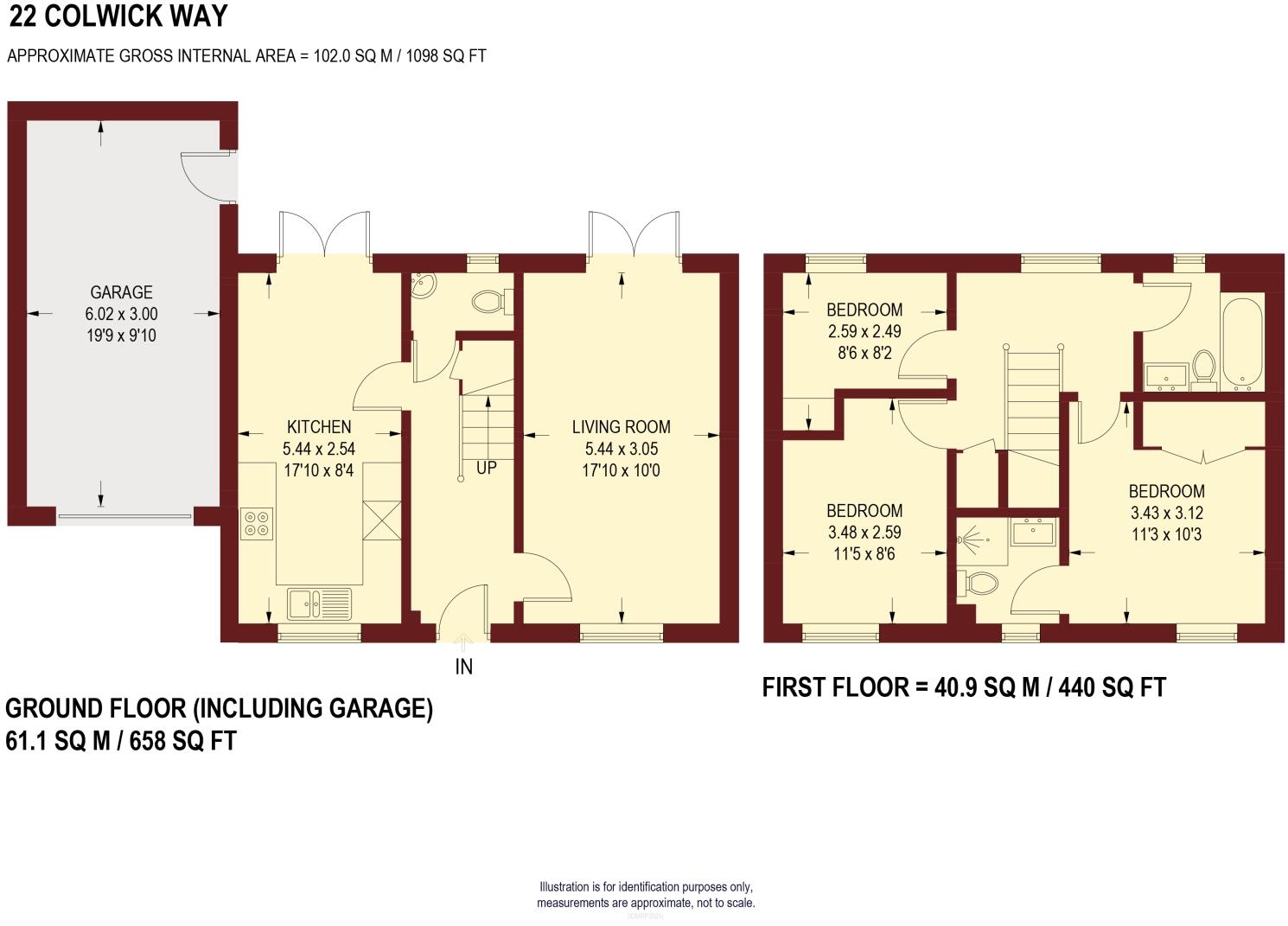 Colwick Way, Sheffield, S8 8LT floorplan