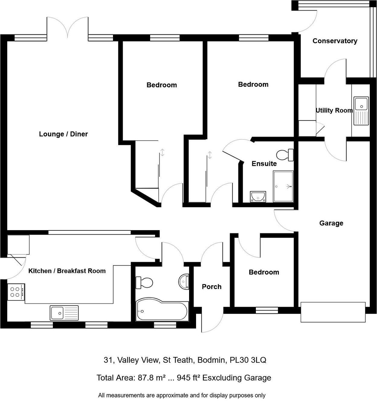 31, Valley View, St Teath PL30 floorplan