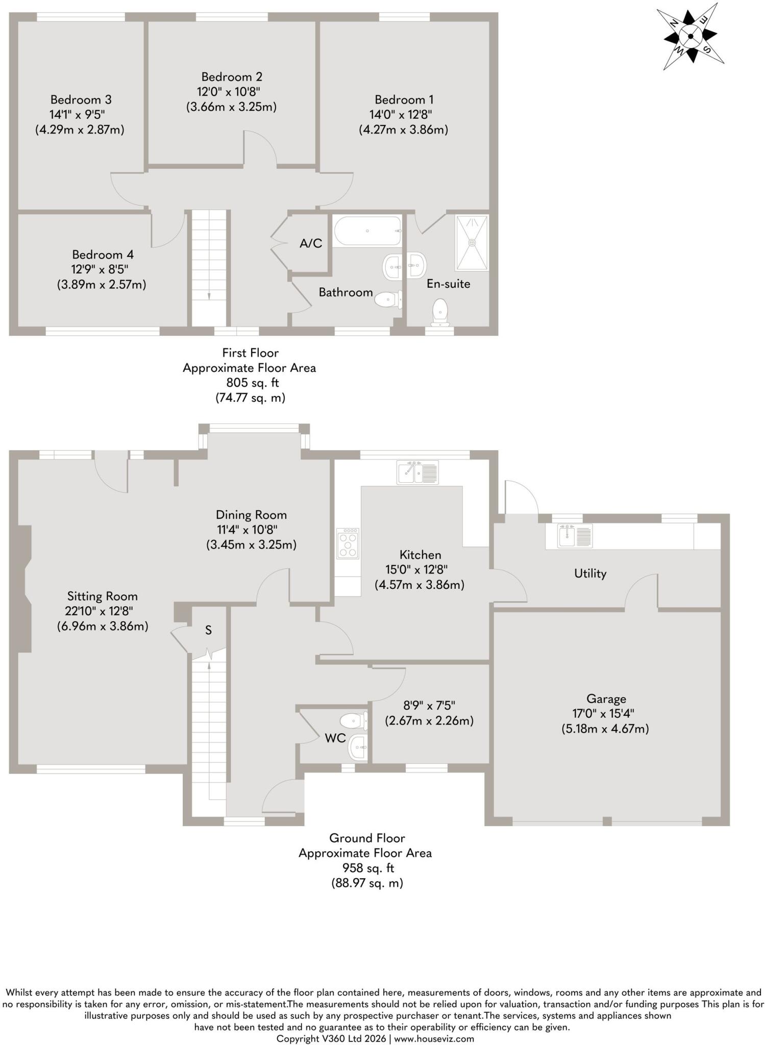 Desirable Cul-De-Sac Setting in North Wootton floorplan