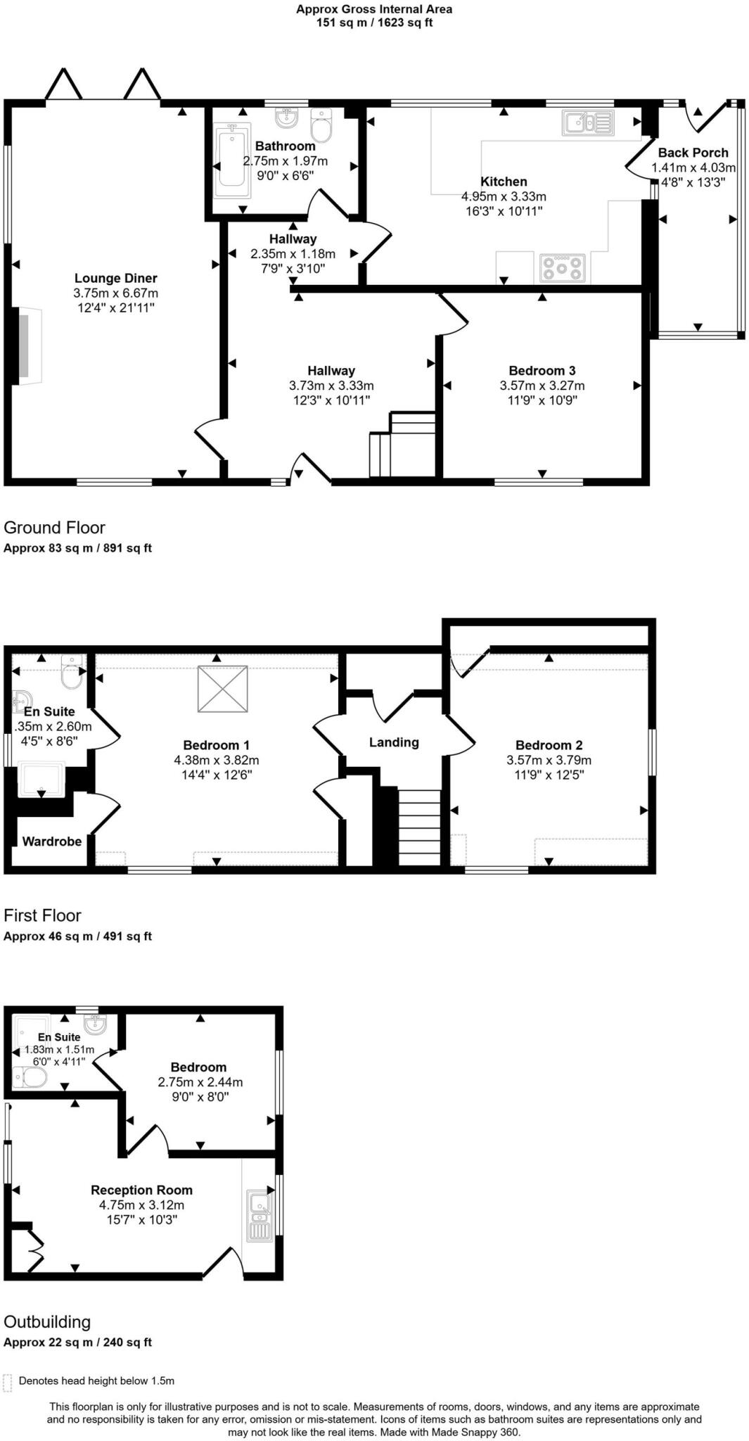 Moelfre, Abergele, Conwy, LL22 9RG floorplan