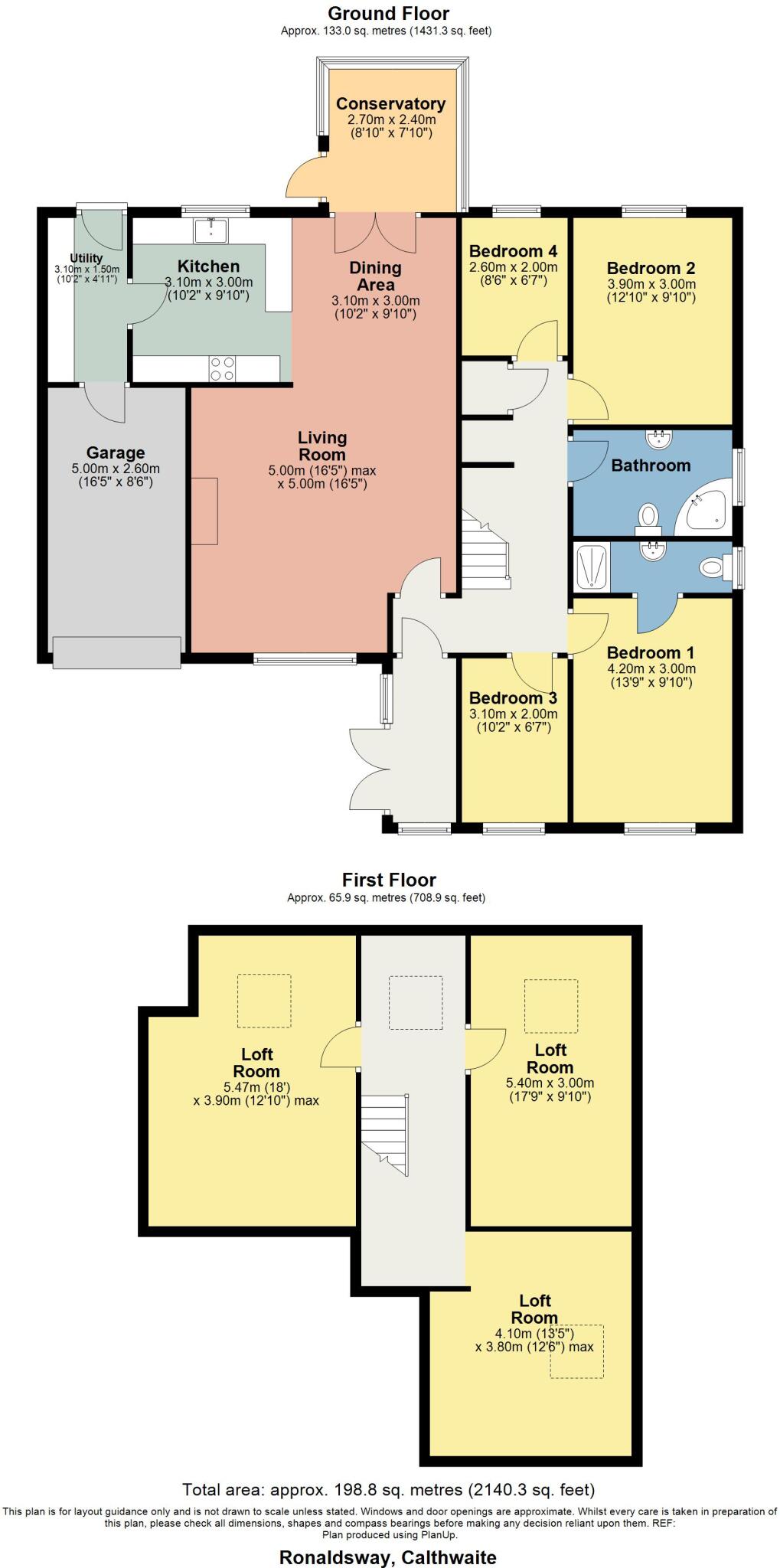 Ronaldsway, Calthwaite, Penrith floorplan