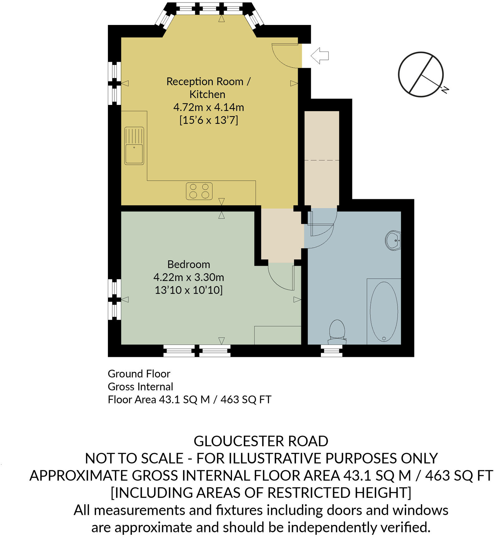 Gloucester Road, Whitstable floorplan