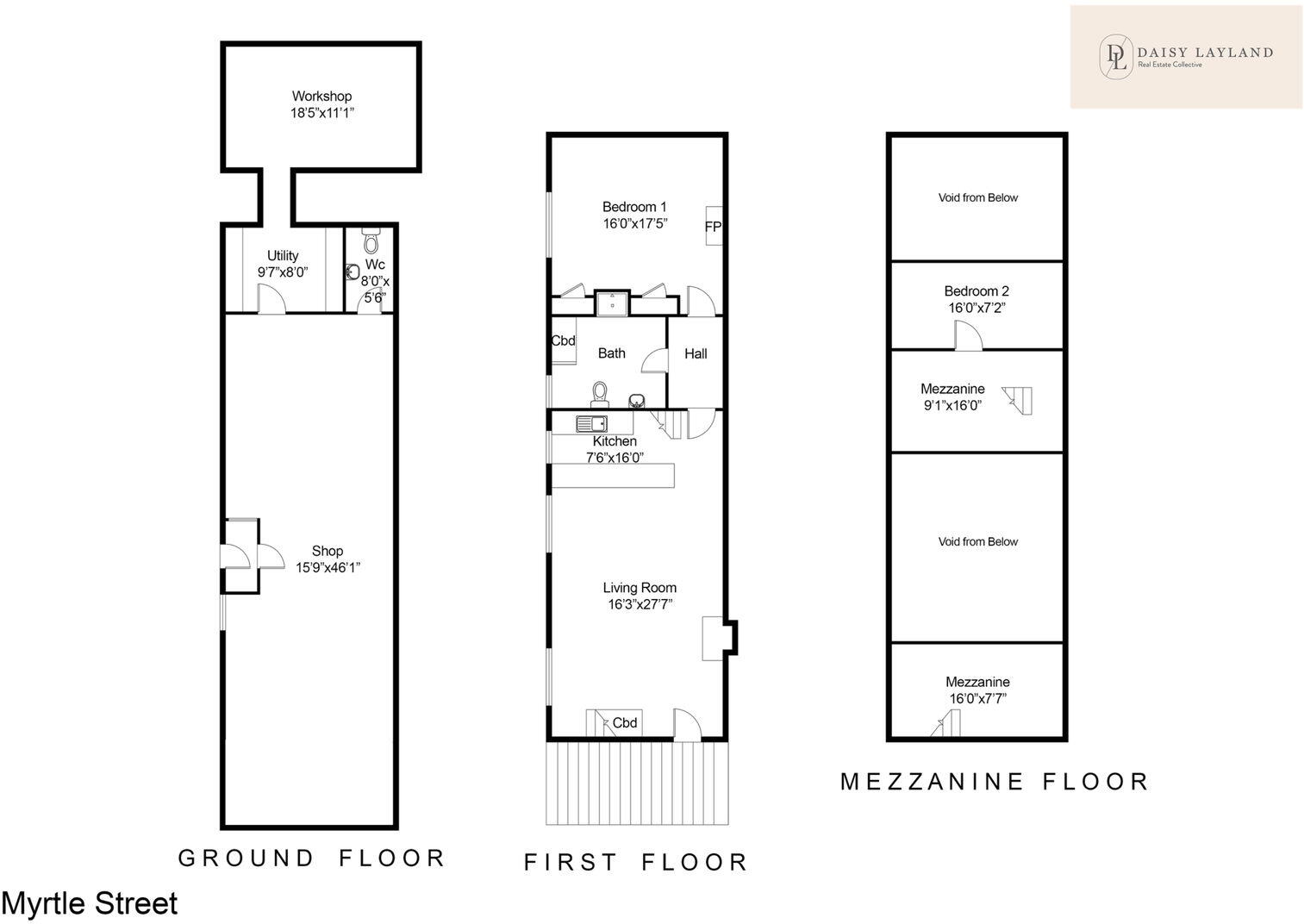 Myrtle Street, Appledore floorplan