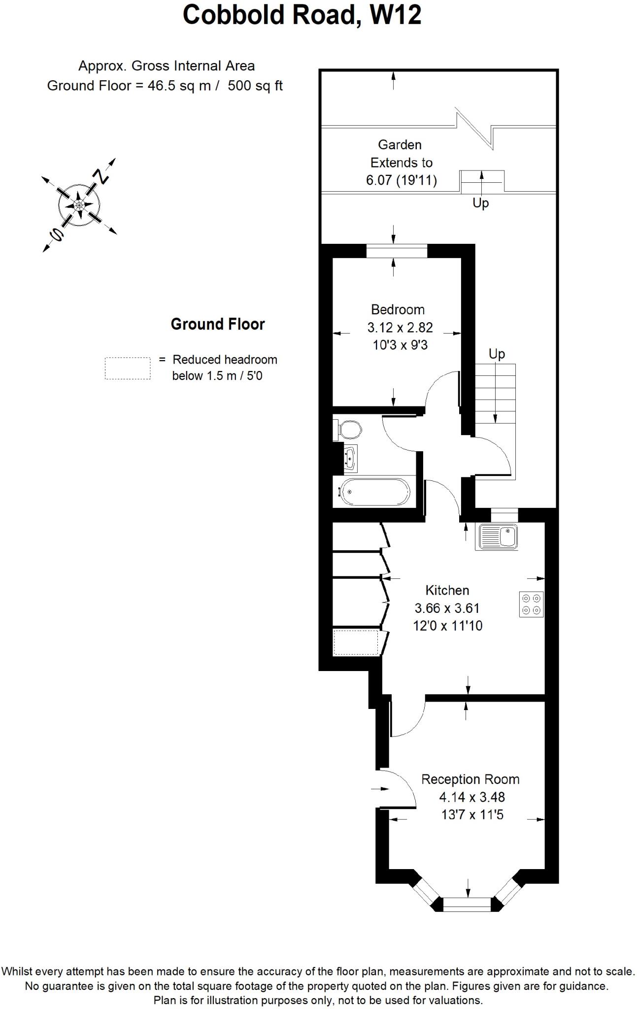 Cobbold Road, Shepherd's Bush W12 floorplan