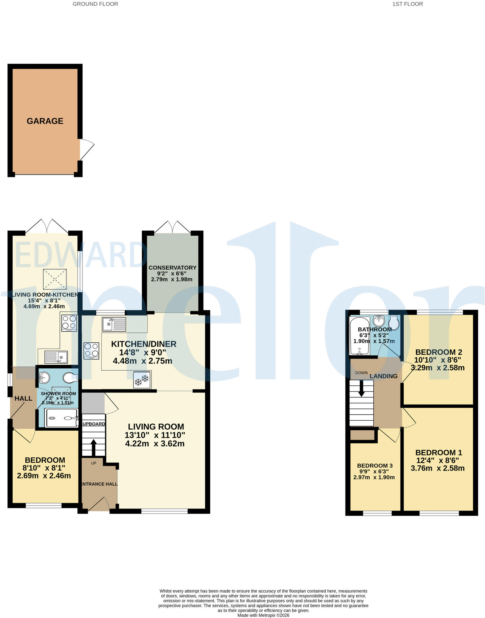 1, Longcroft Grove, Audenshaw floorplan