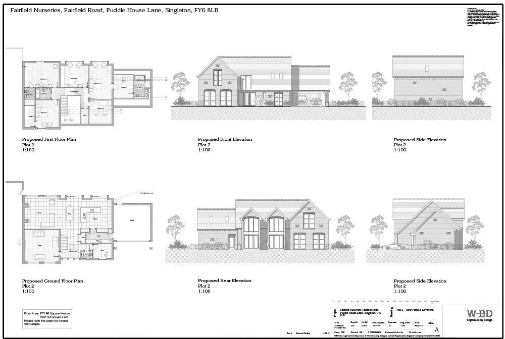Plot 2, Fairfield Nurseries, Fairfield Road, Poulton-le-Fylde, Lancs FY6 8LB floorplan