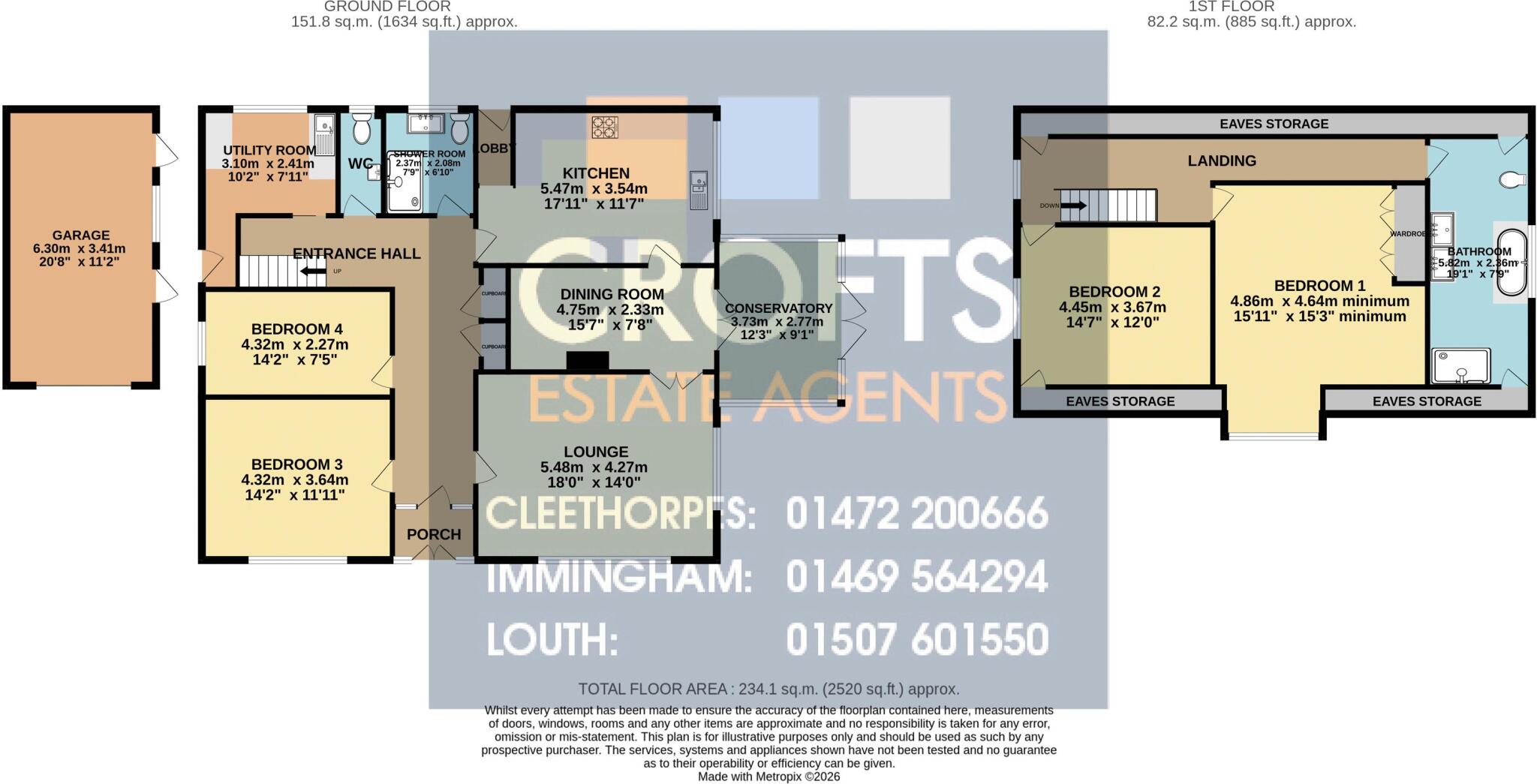 Saltfleet Road, Theddlethorpe  floorplan
