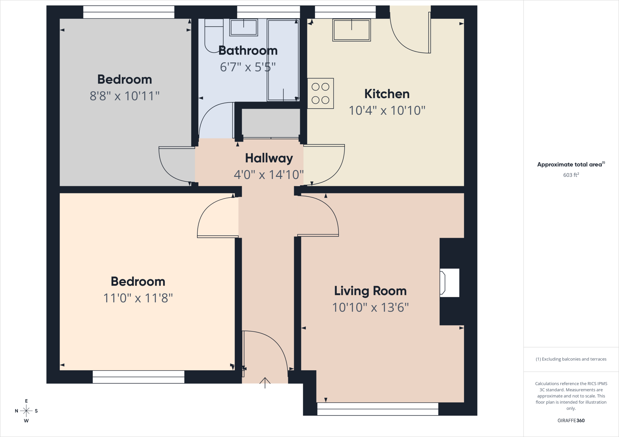 Priors Walk, Morpeth, Northumberland floorplan
