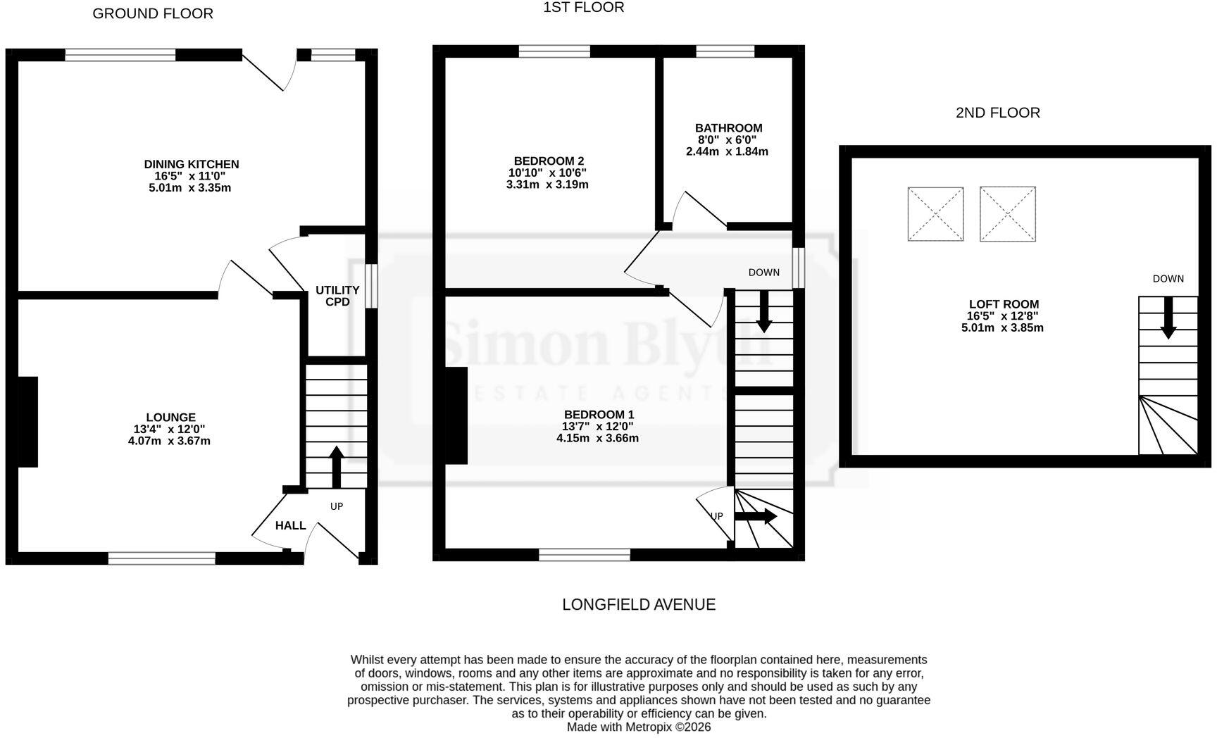 Longfield Avenue, Huddersfield, HD5 floorplan