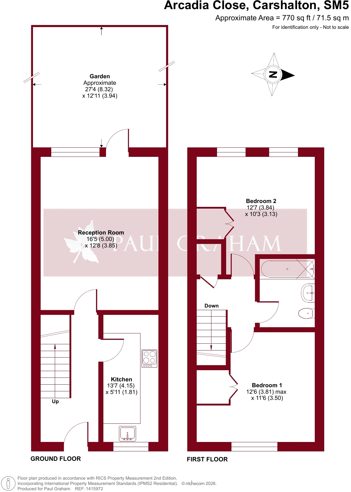 Arcadia Close, Carshalton floorplan