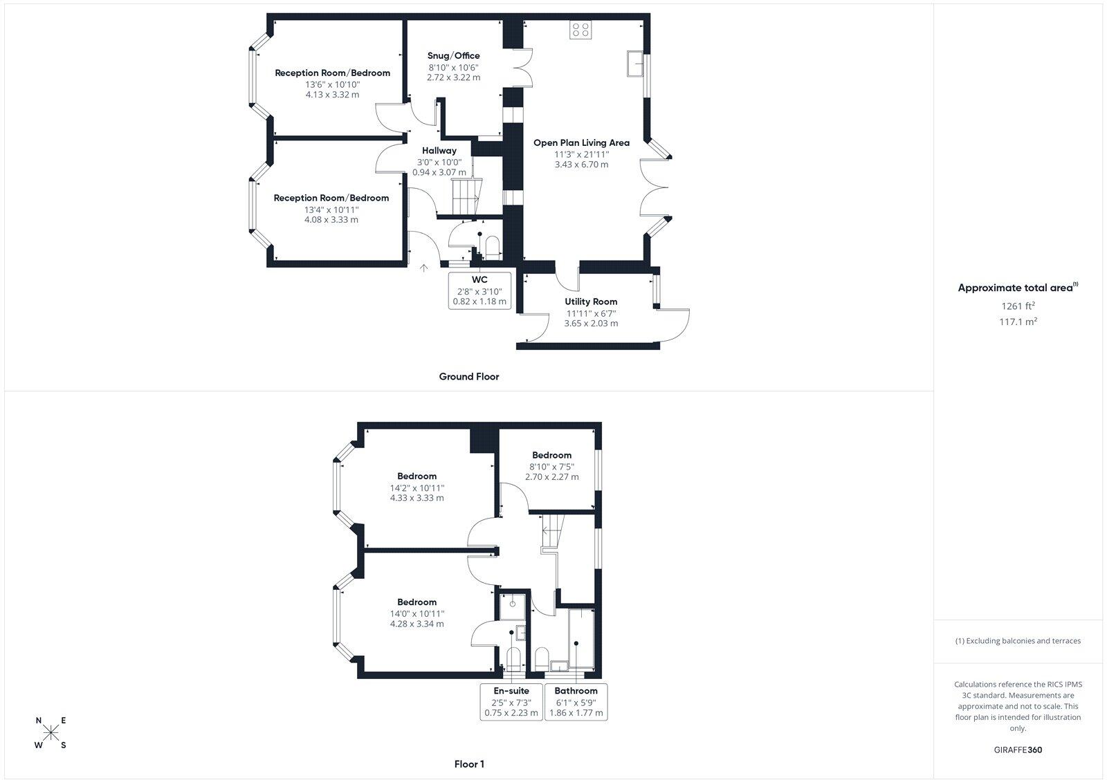 Maundeville Crescent, Christchurch, Dorset, BH23 floorplan