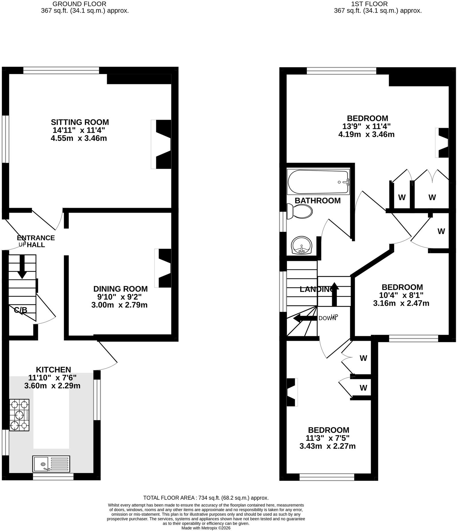 Grange Road, Street floorplan