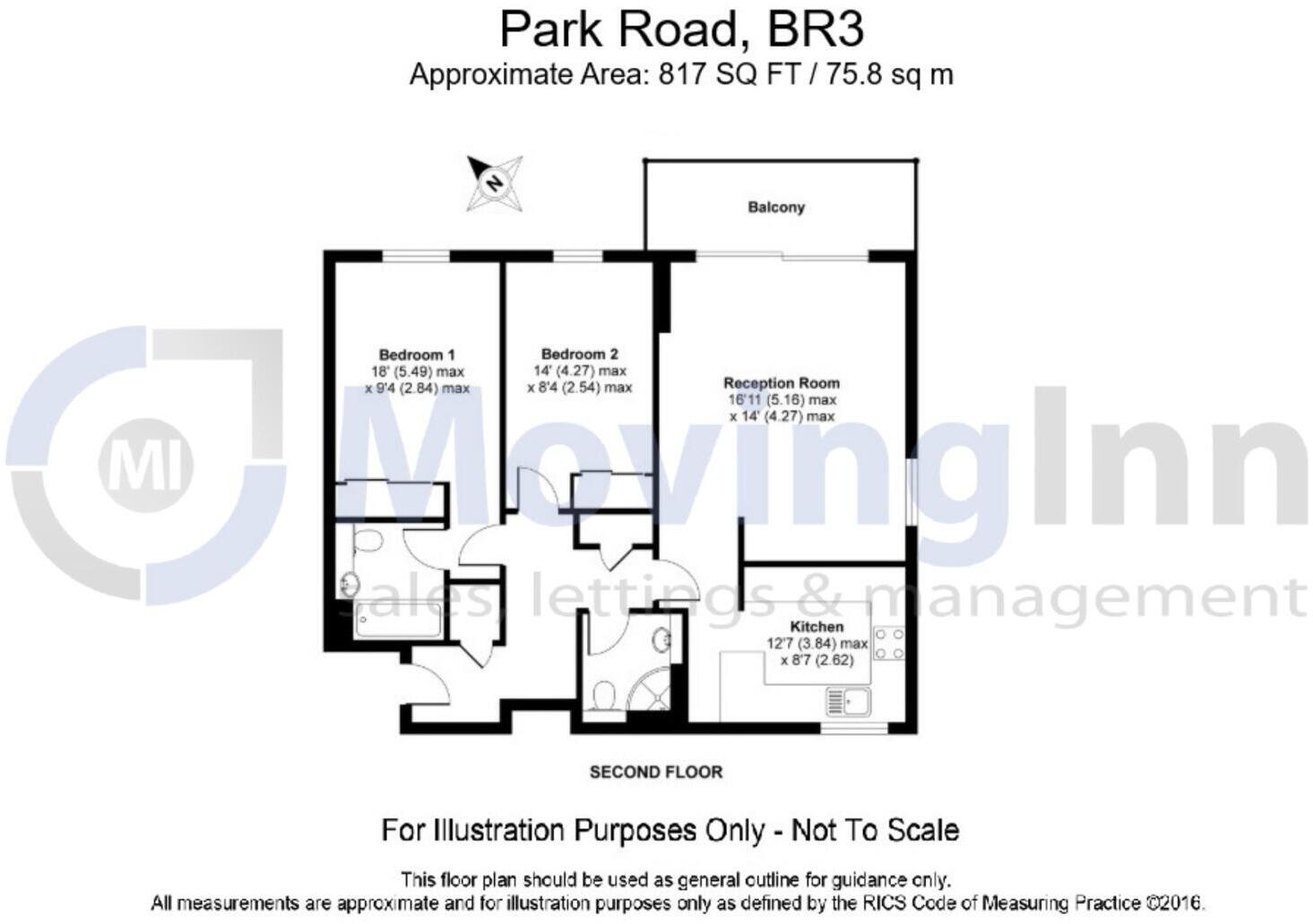 Park Road, Beckenham, BR3 floorplan