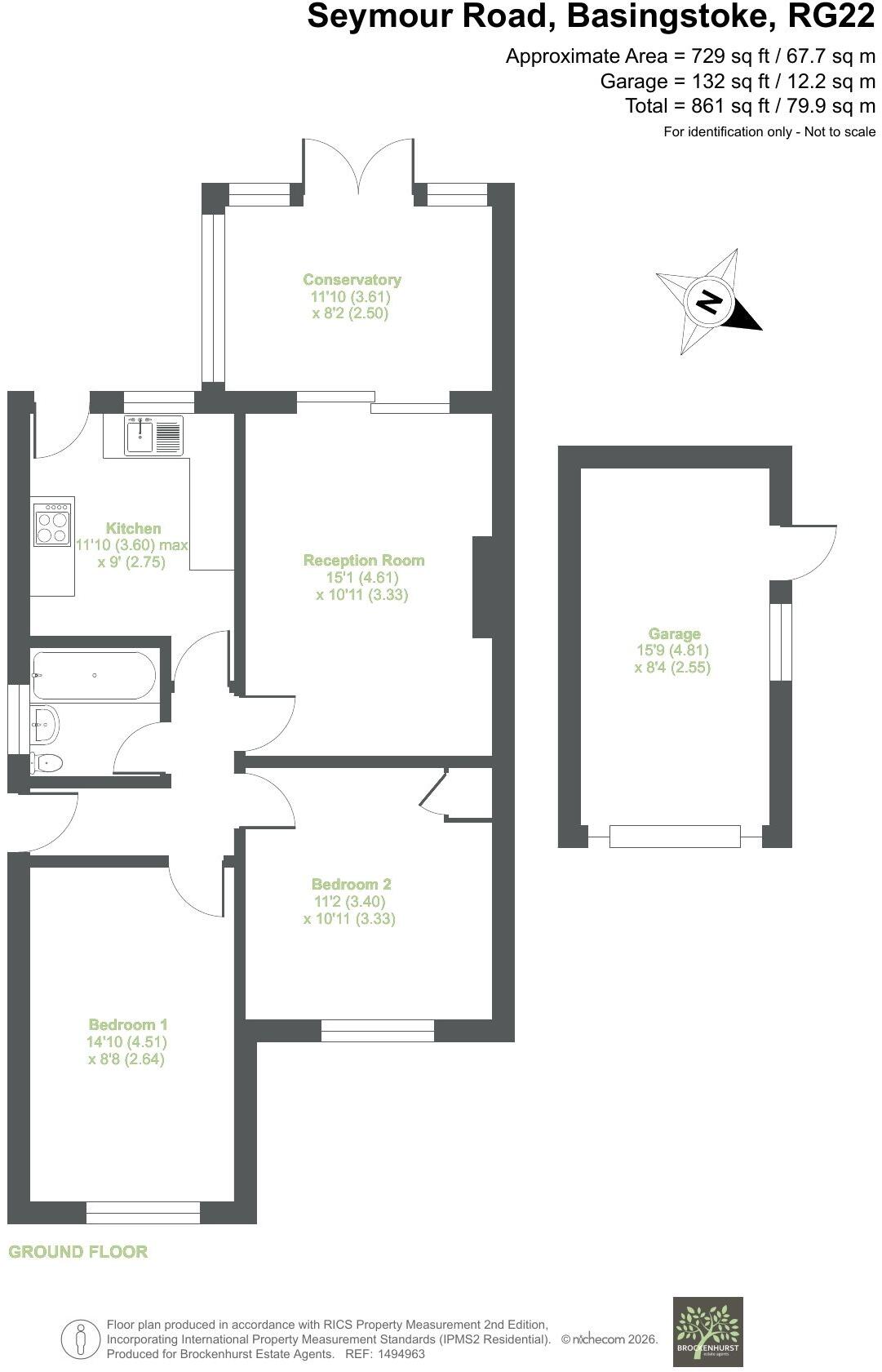 Seymour Road, Basingstoke, RG22 6LY floorplan