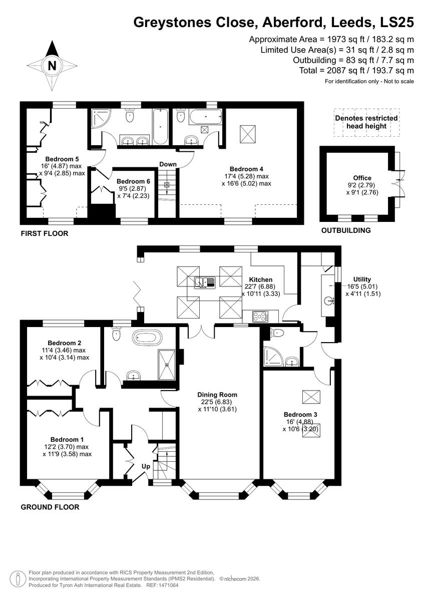 Greystones Close, Leeds, LS25 floorplan