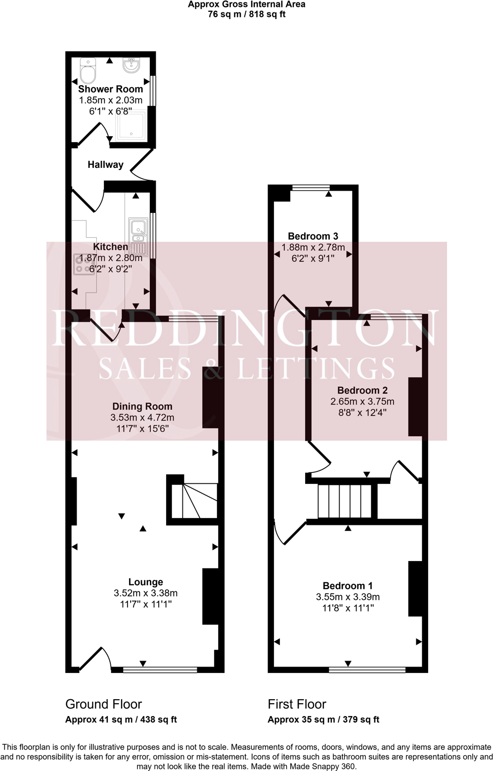 John Street, Thringstone, Coalville, LE67 floorplan