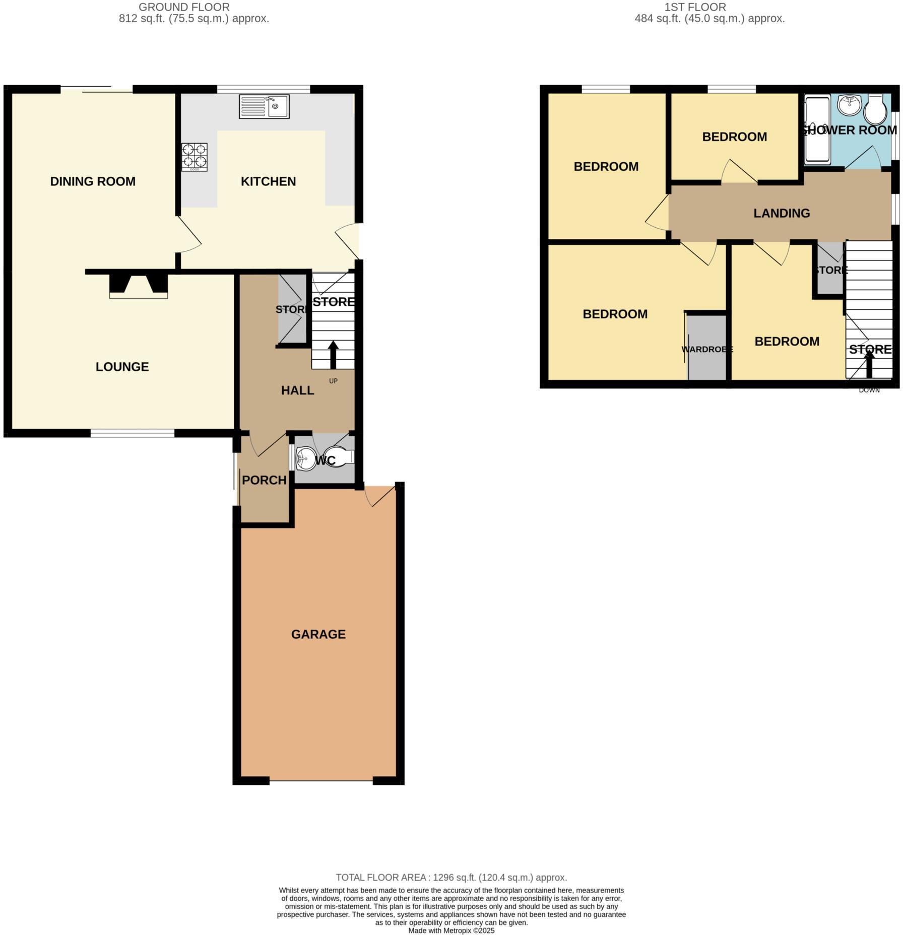 Meadowcroft, Neston floorplan