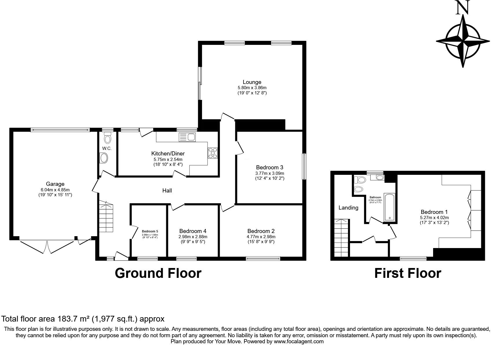 Vean Terrace, Camborne, Cornwall, TR14 floorplan