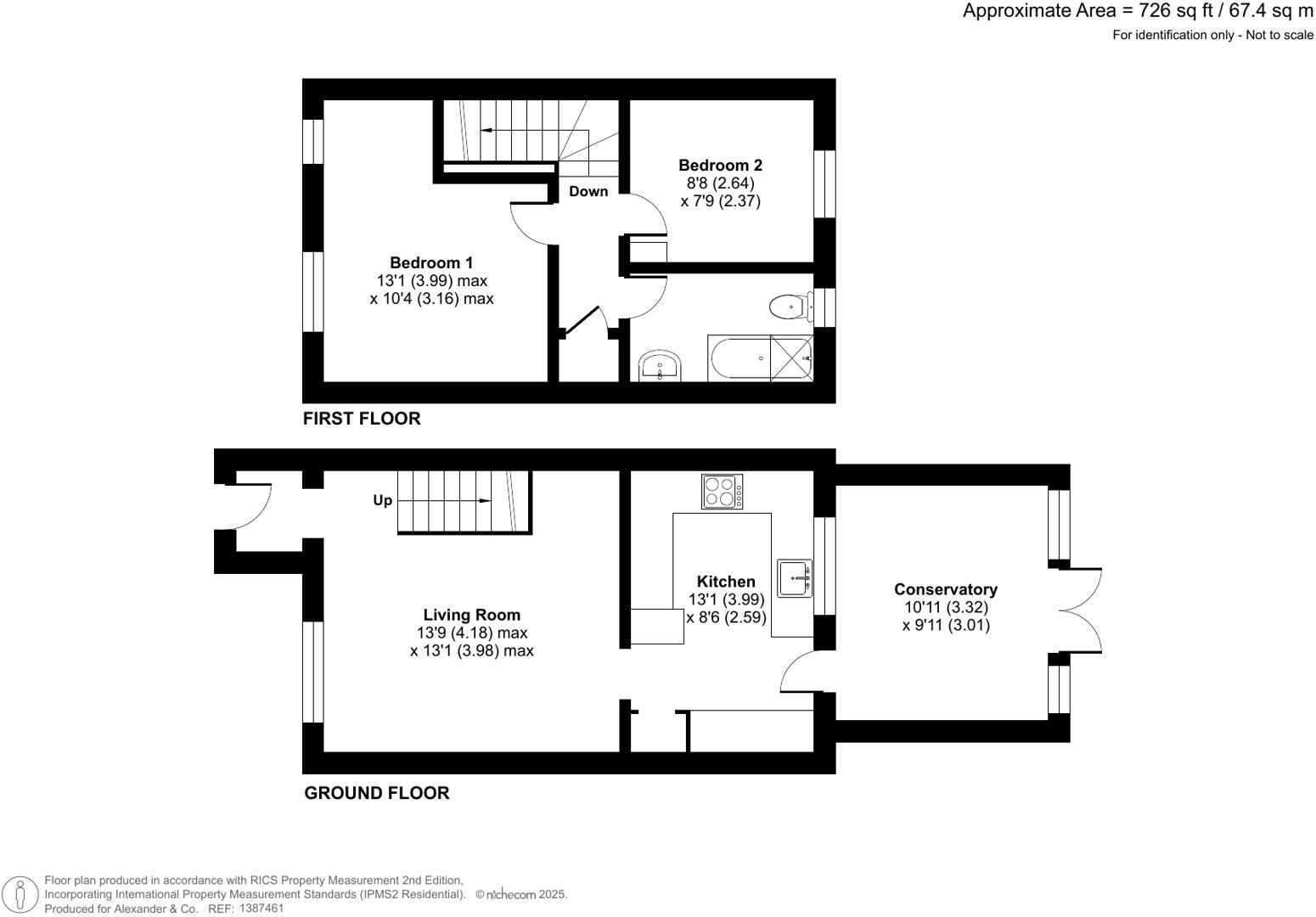 Akister Close, Buckingham, Buckinghamshire floorplan