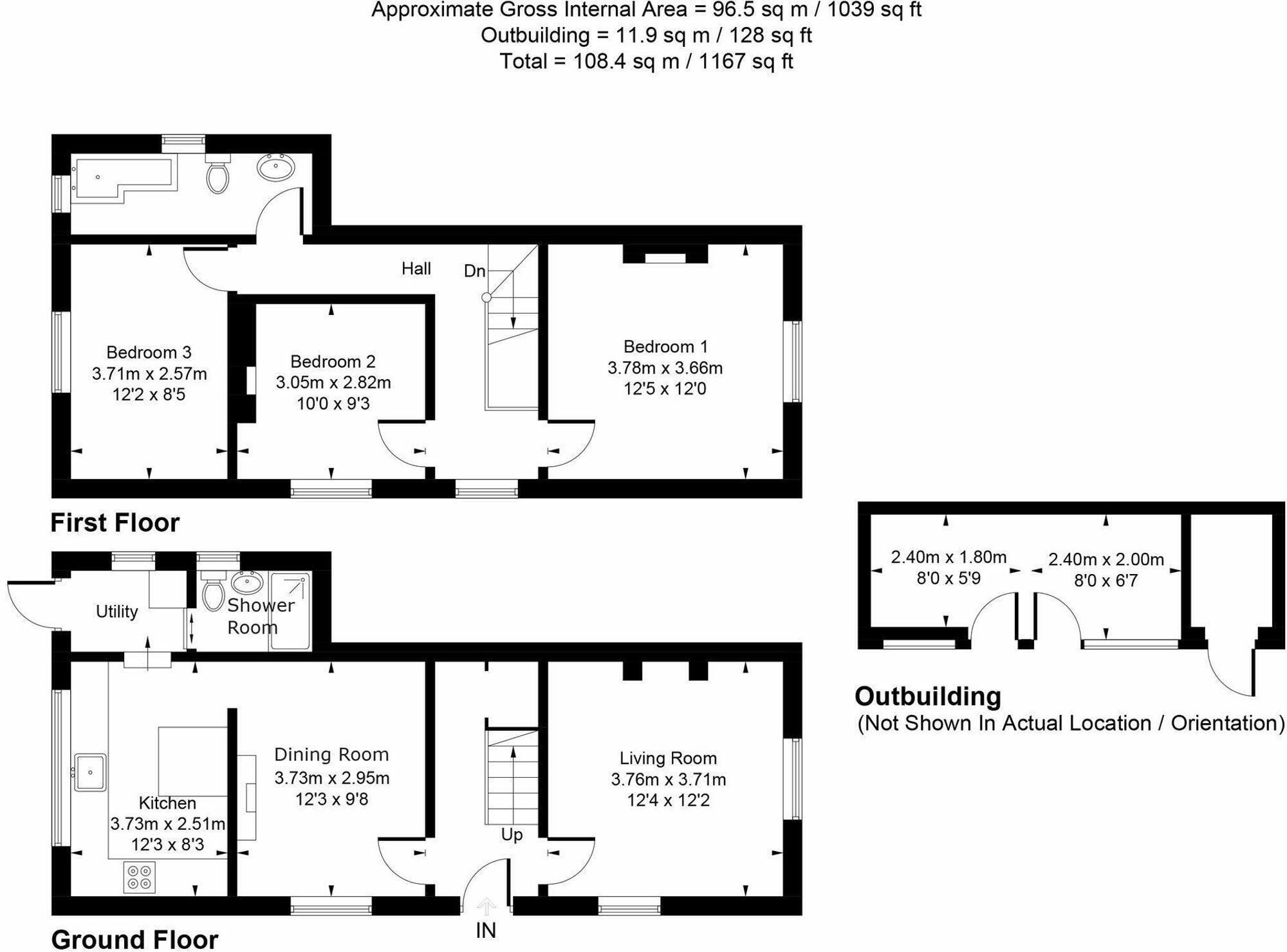 The Old School House, School Road, Finstock, OX7 floorplan