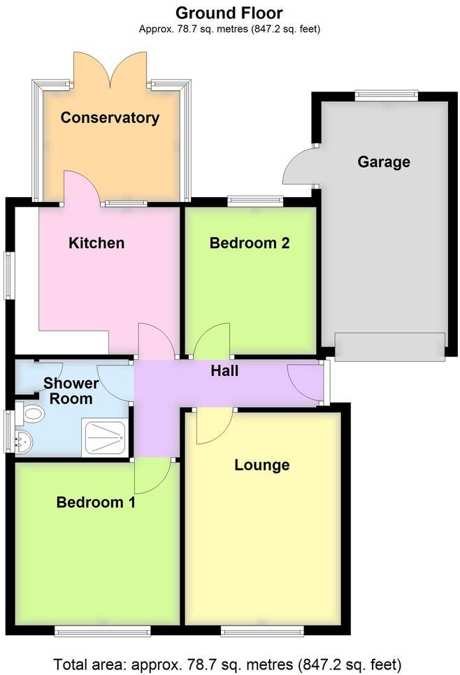 Sentance Crescent, Kirton, Boston, PE20 floorplan